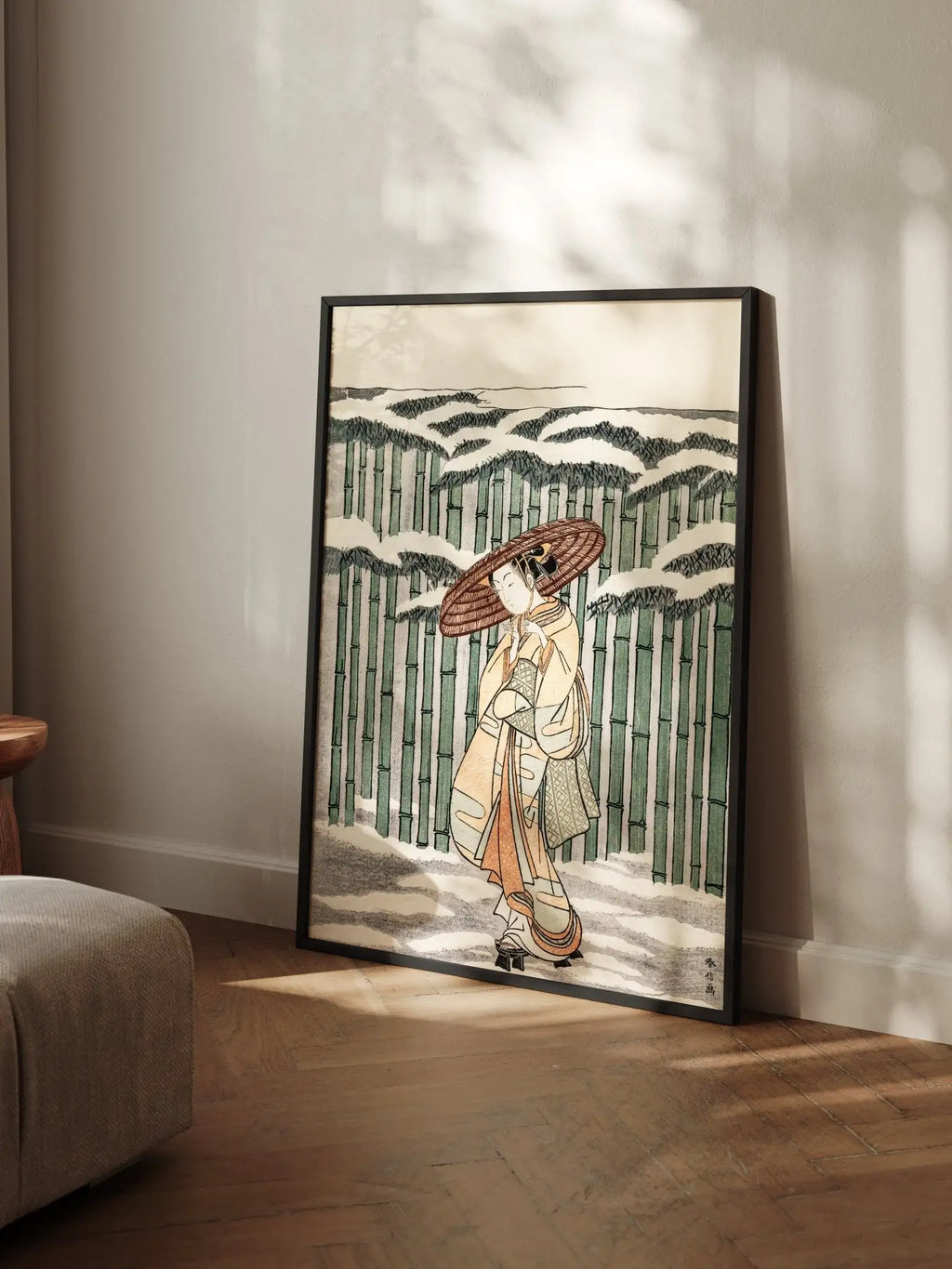 Durch den Bambushain - Gerahmte Eleganz - HINORI