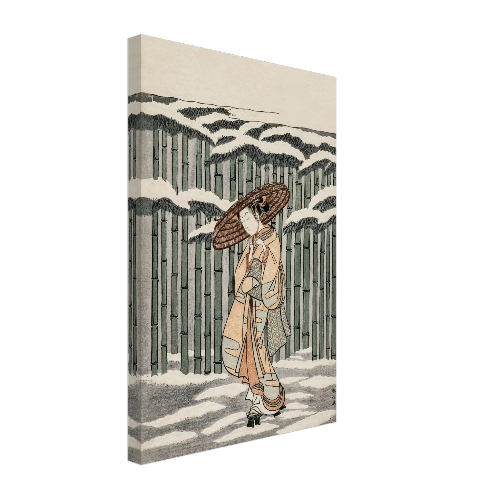 Durch den Bambushain - Leinwand Edition - HINORI