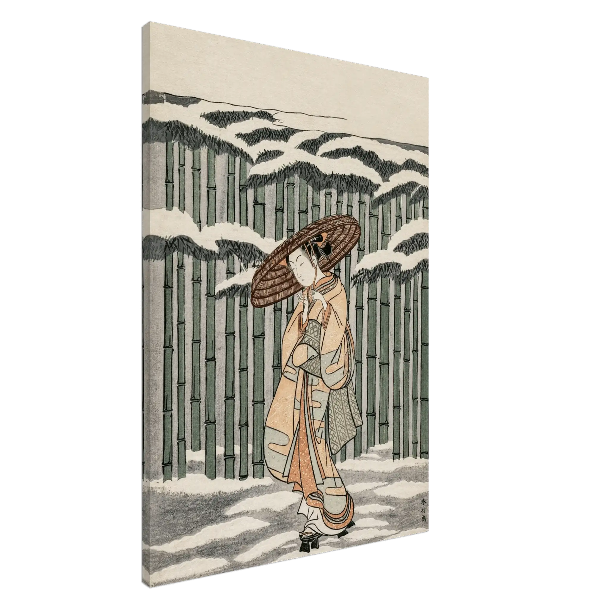 Durch den Bambushain - Leinwand Edition - HINORI