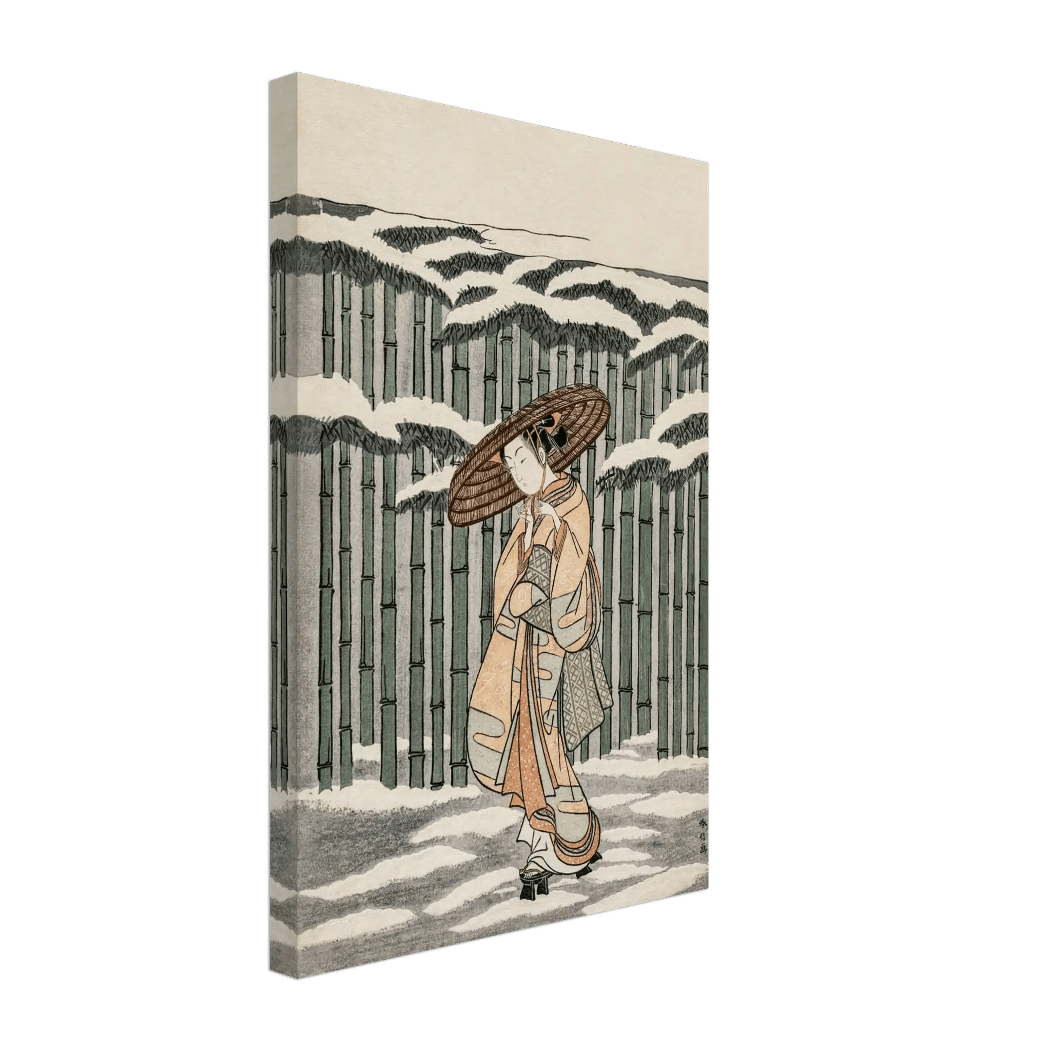 Durch den Bambushain - Leinwand Edition - HINORI