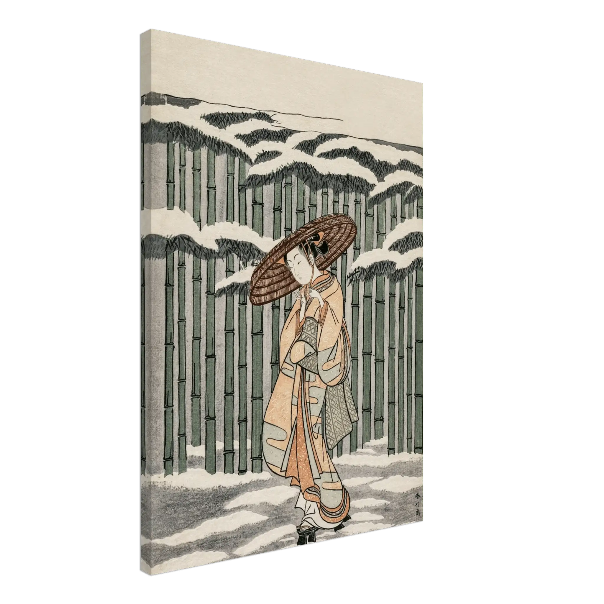 Durch den Bambushain - Leinwand Edition - HINORI