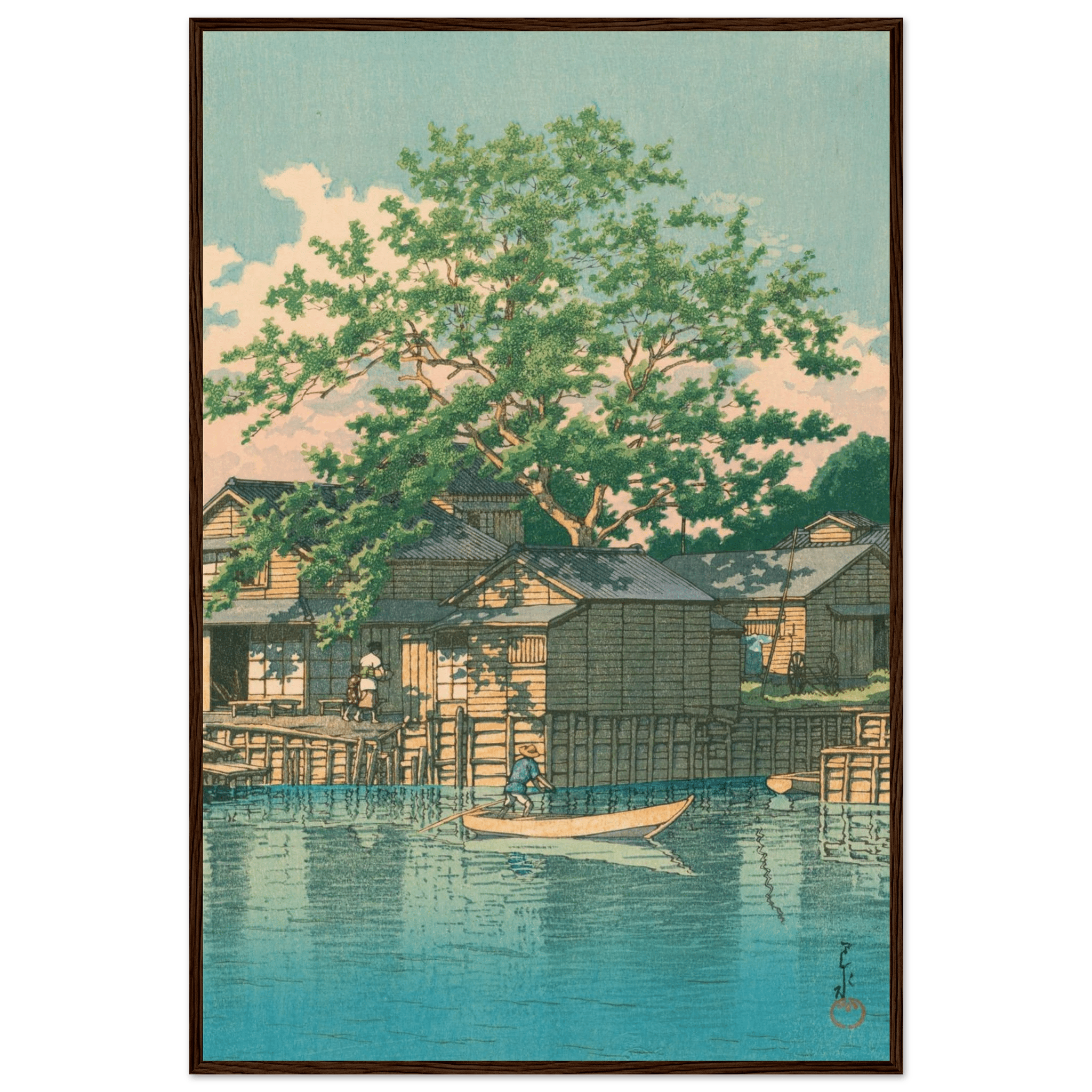 Fährstation Kuriwatashi in Funabori - Gerahmte Eleganz - HINORI