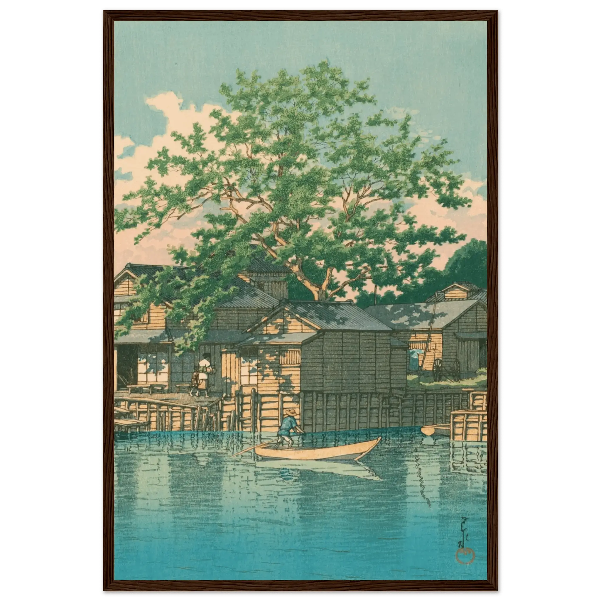 Fährstation Kuriwatashi in Funabori - Gerahmte Eleganz - HINORI