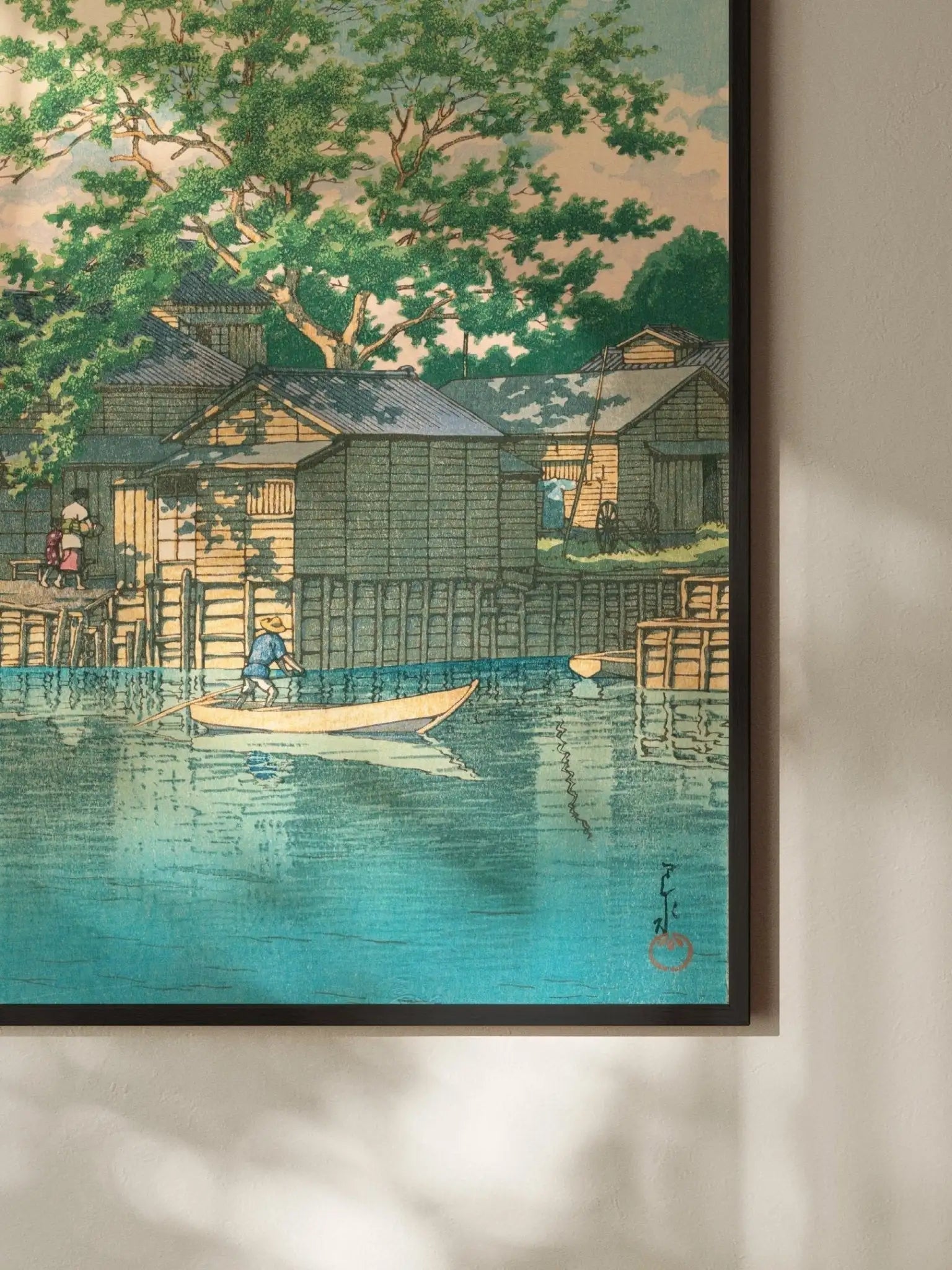 Fährstation Kuriwatashi in Funabori - Gerahmte Eleganz - HINORI