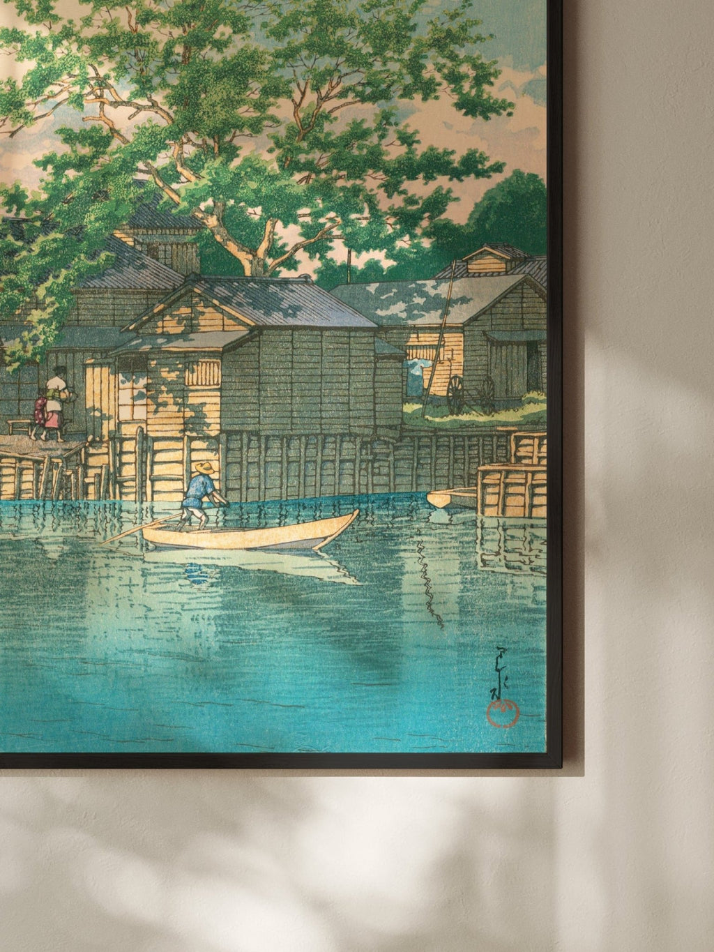 Fährstation Kuriwatashi in Funabori - Gerahmte Eleganz - HINORI