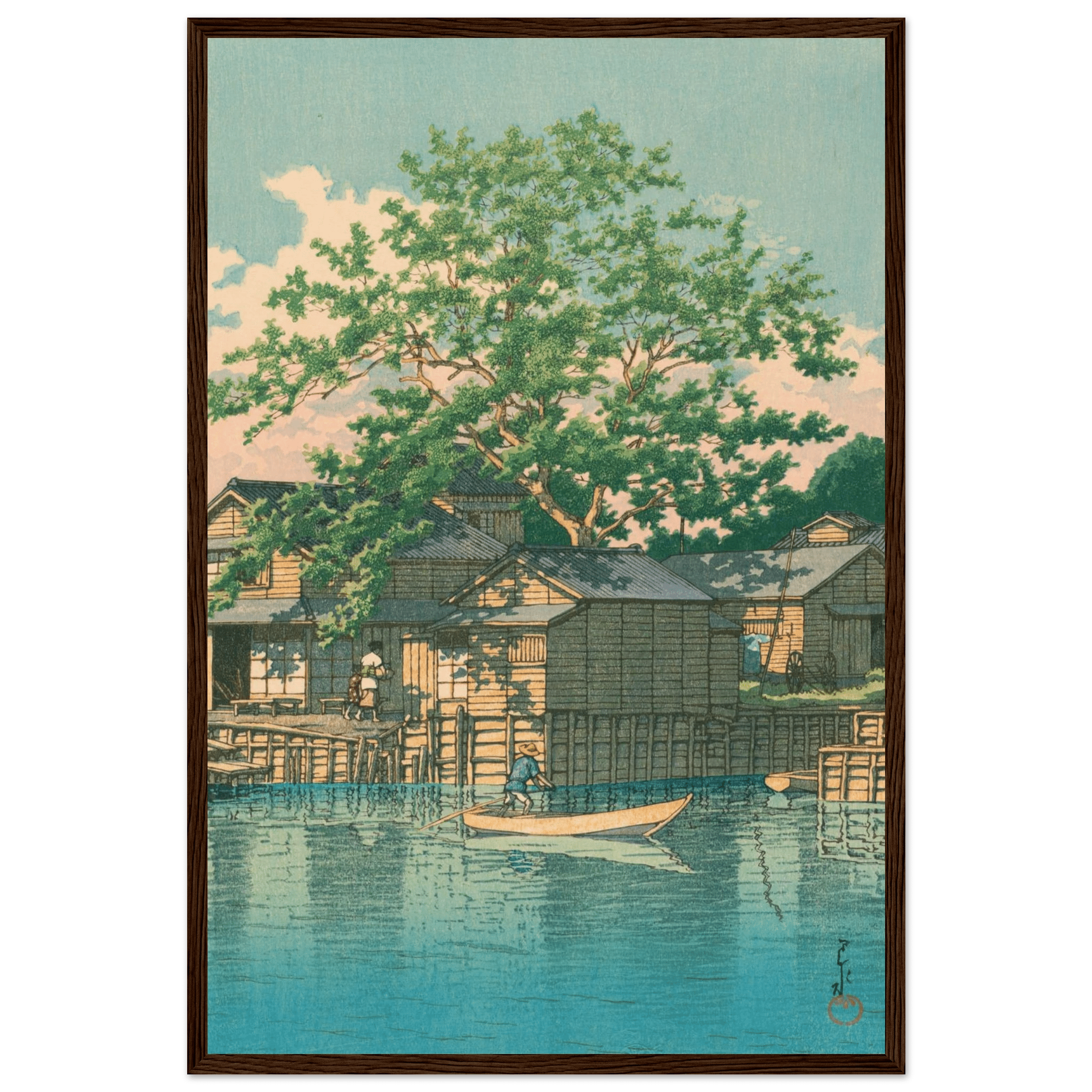 Fährstation Kuriwatashi in Funabori - Gerahmte Eleganz - HINORI