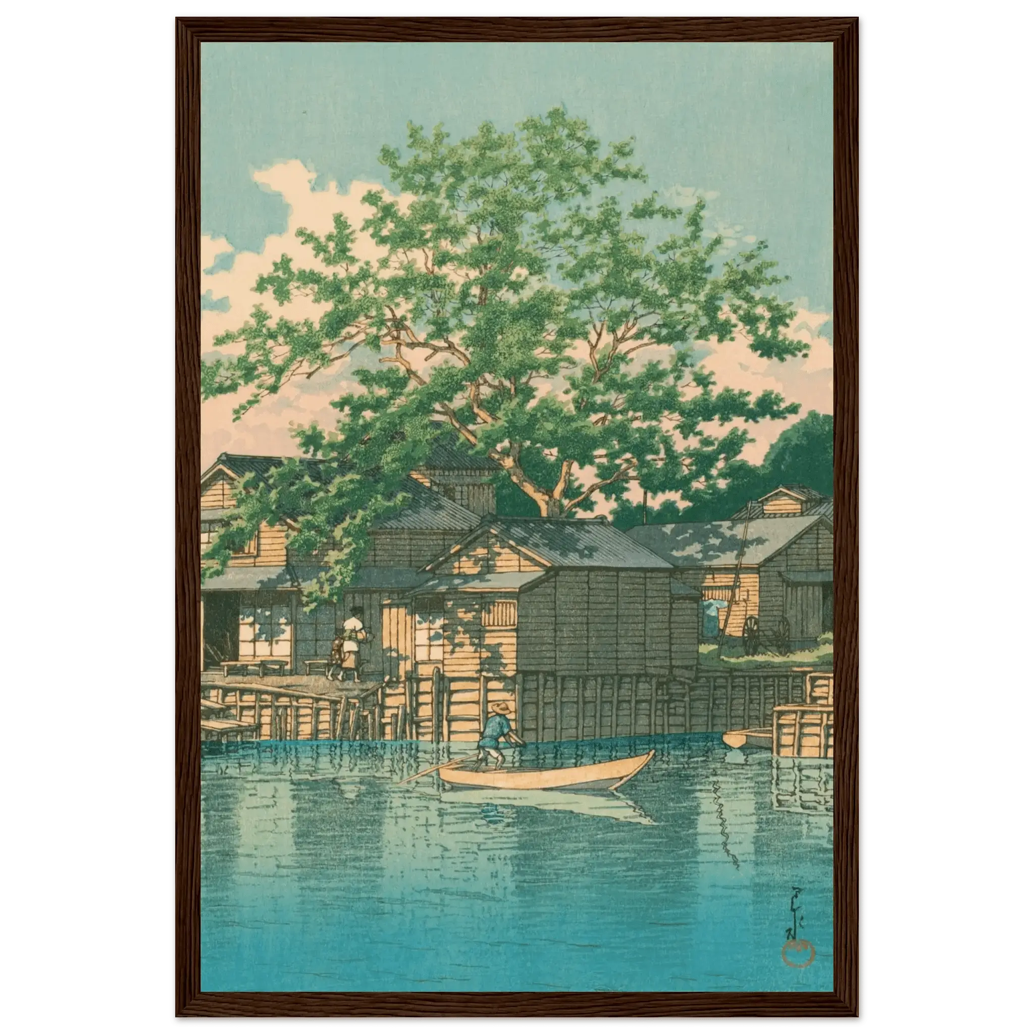 Fährstation Kuriwatashi in Funabori - Gerahmte Eleganz - HINORI