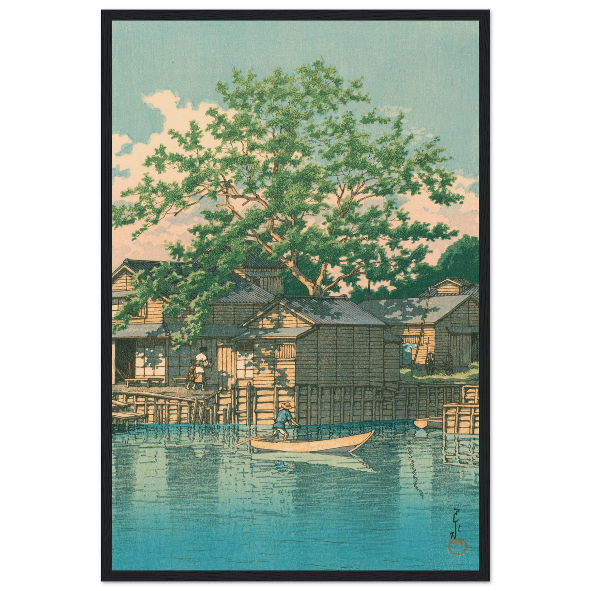 Fährstation Kuriwatashi in Funabori - Gerahmte Eleganz - HINORI
