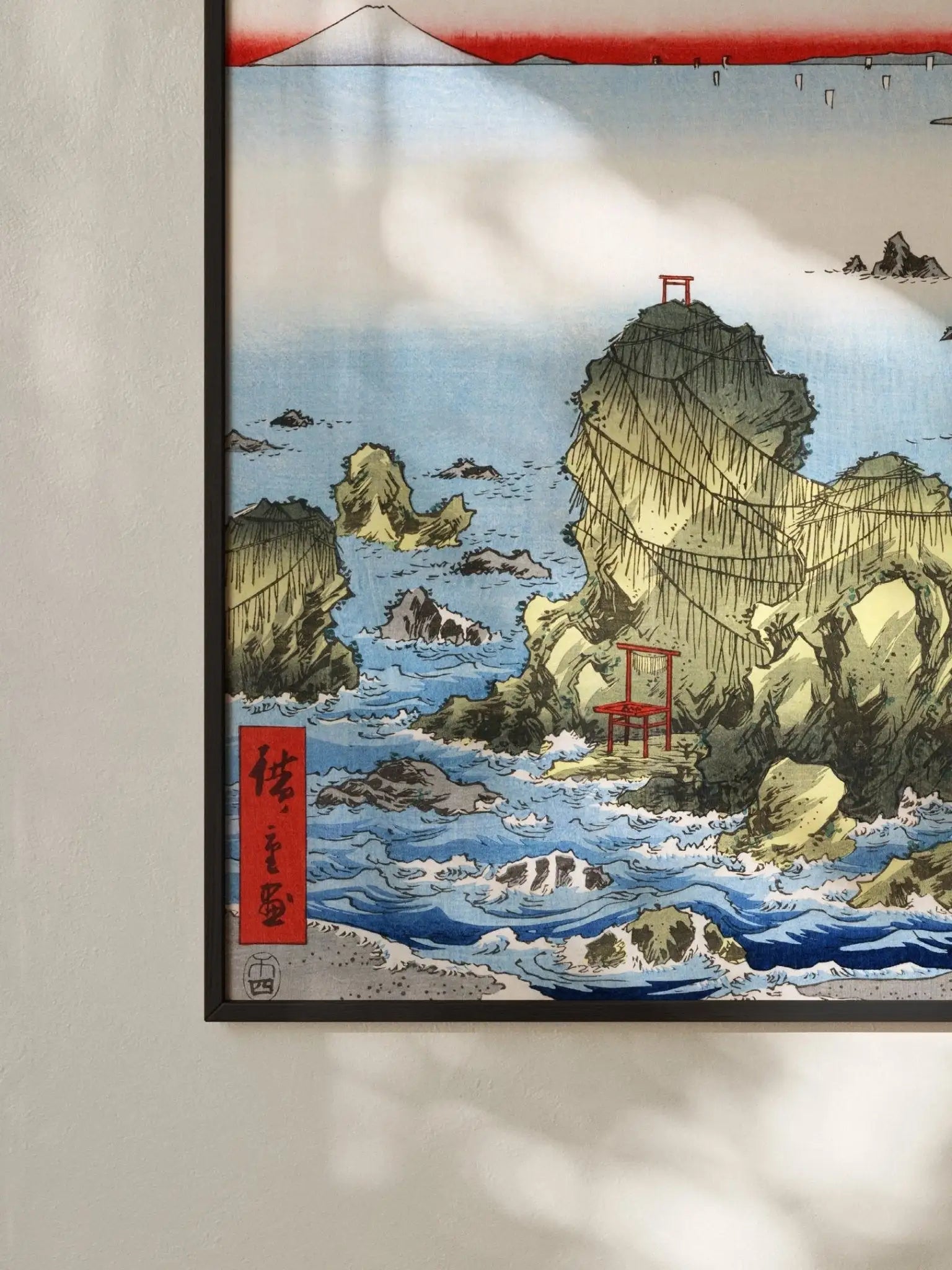 Felsen von Futami - Gerahmte Eleganz - HINORI