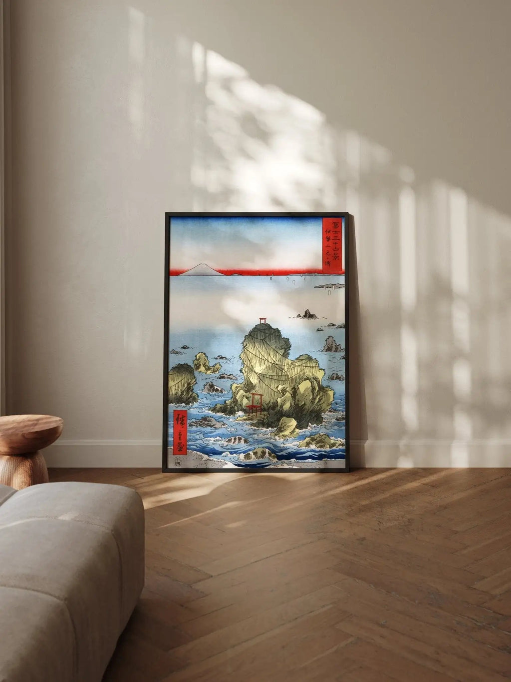 Felsen von Futami - Gerahmte Eleganz - HINORI