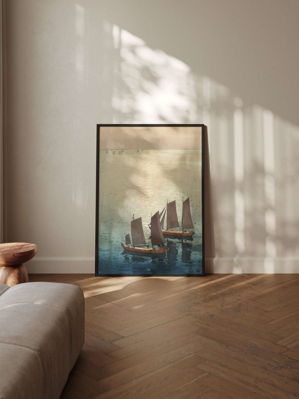 Schimmerndes Meer - Gerahmte Eleganz