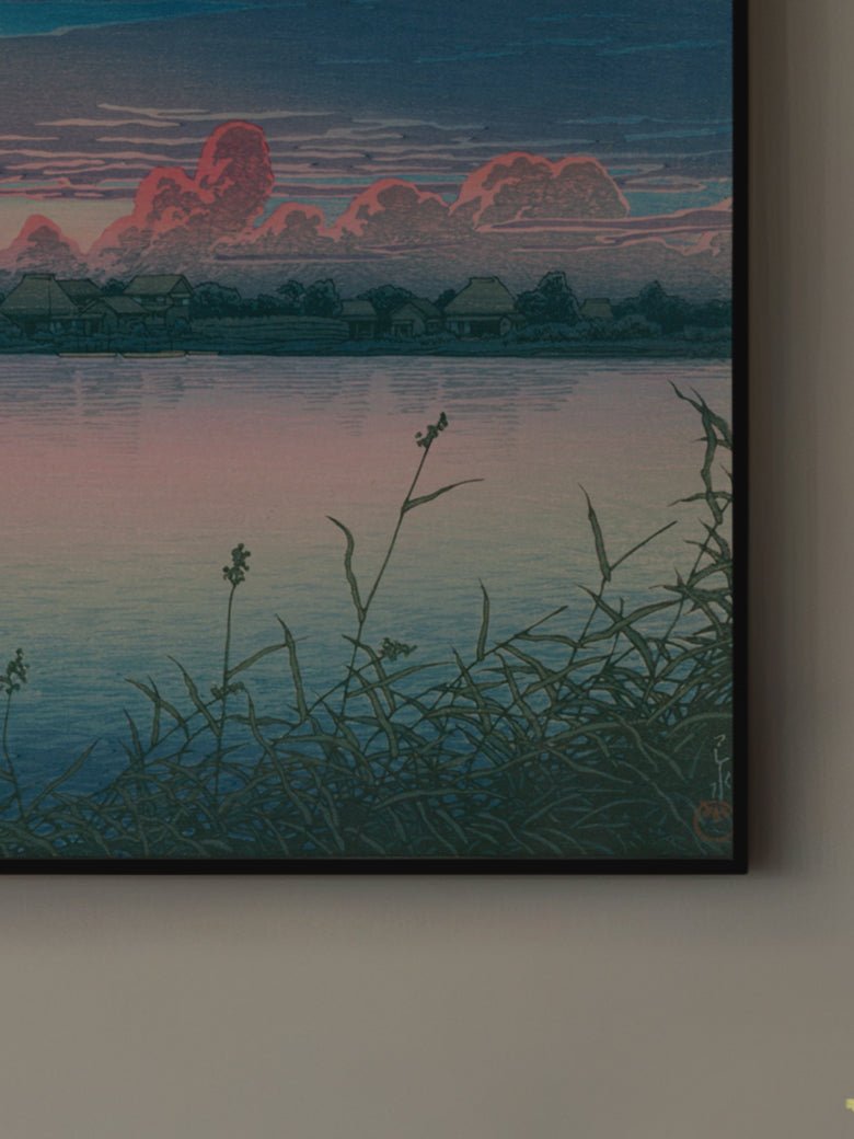 Früher Herbst in Urayasu - Gerahmte Eleganz - HINORI