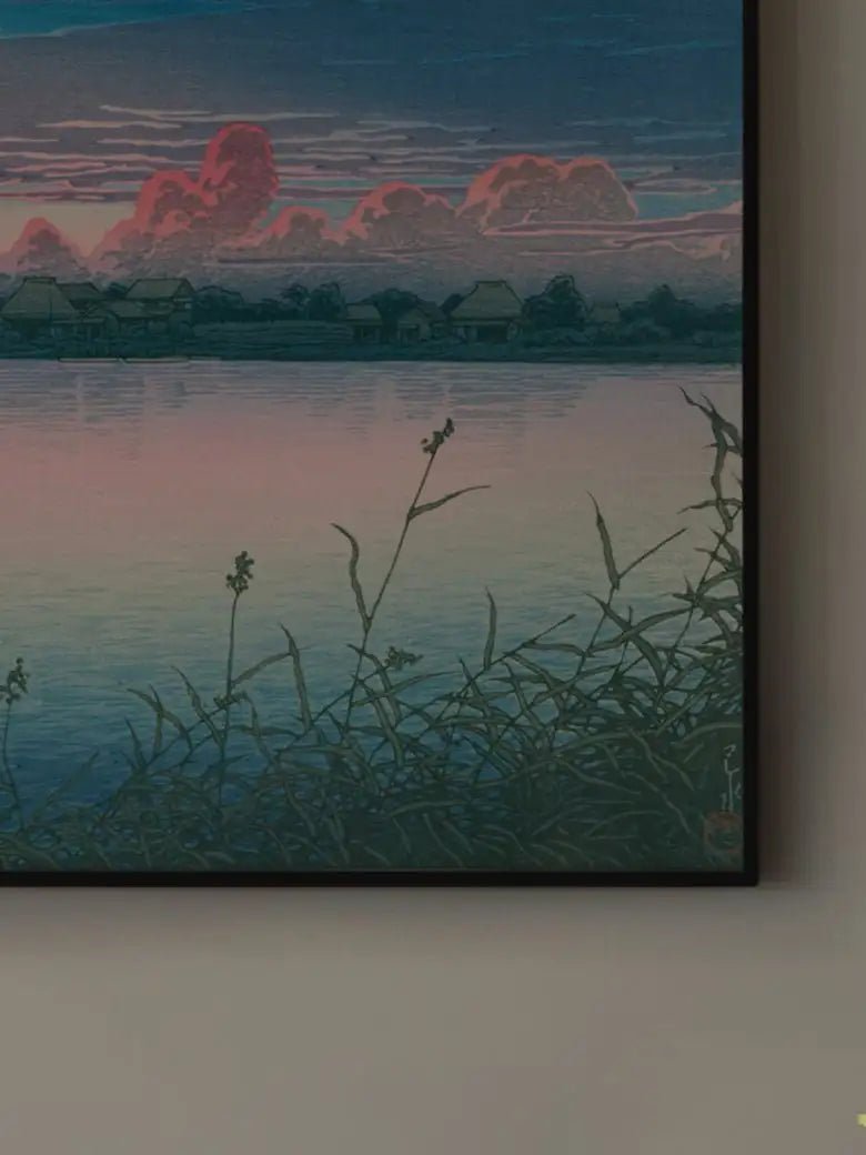 Früher Herbst in Urayasu - Gerahmte Eleganz - HINORI