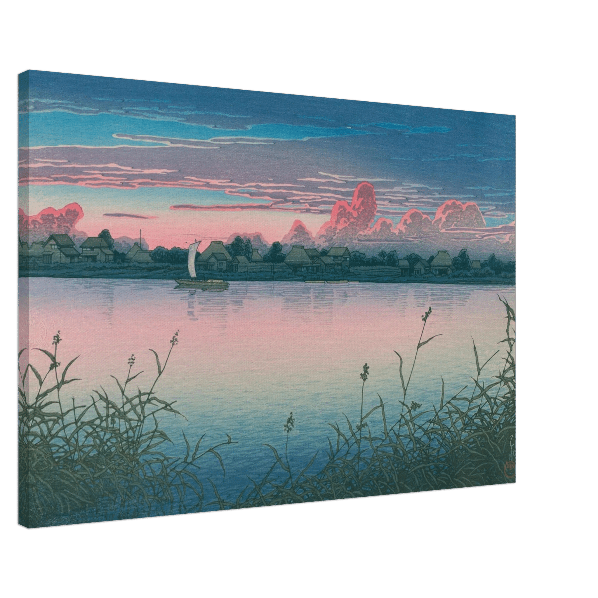 Früher Herbst in Urayasu - Leinwand Edition - HINORI