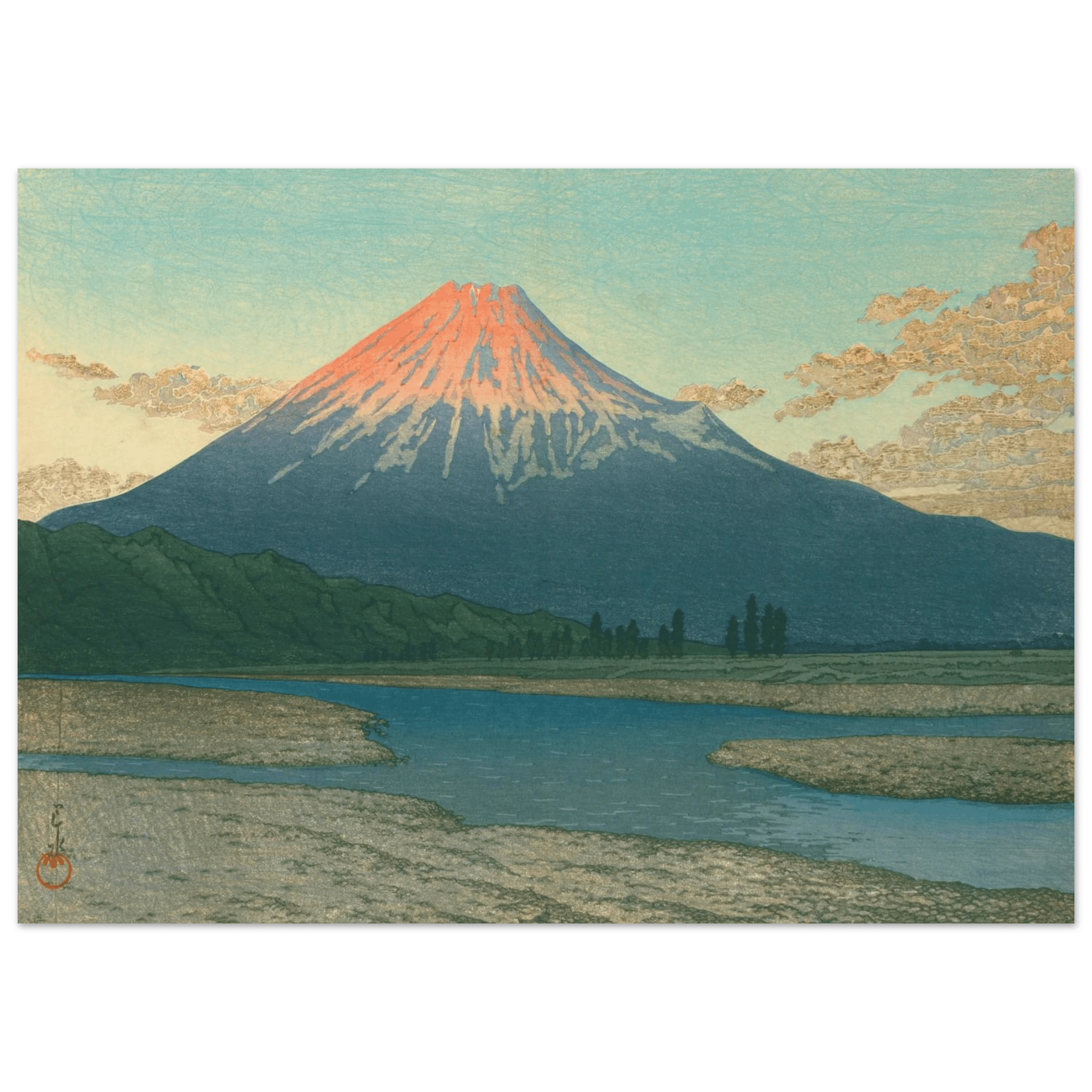 Fuji bei Sonnenaufgang - Fine Art Prints - HINORI