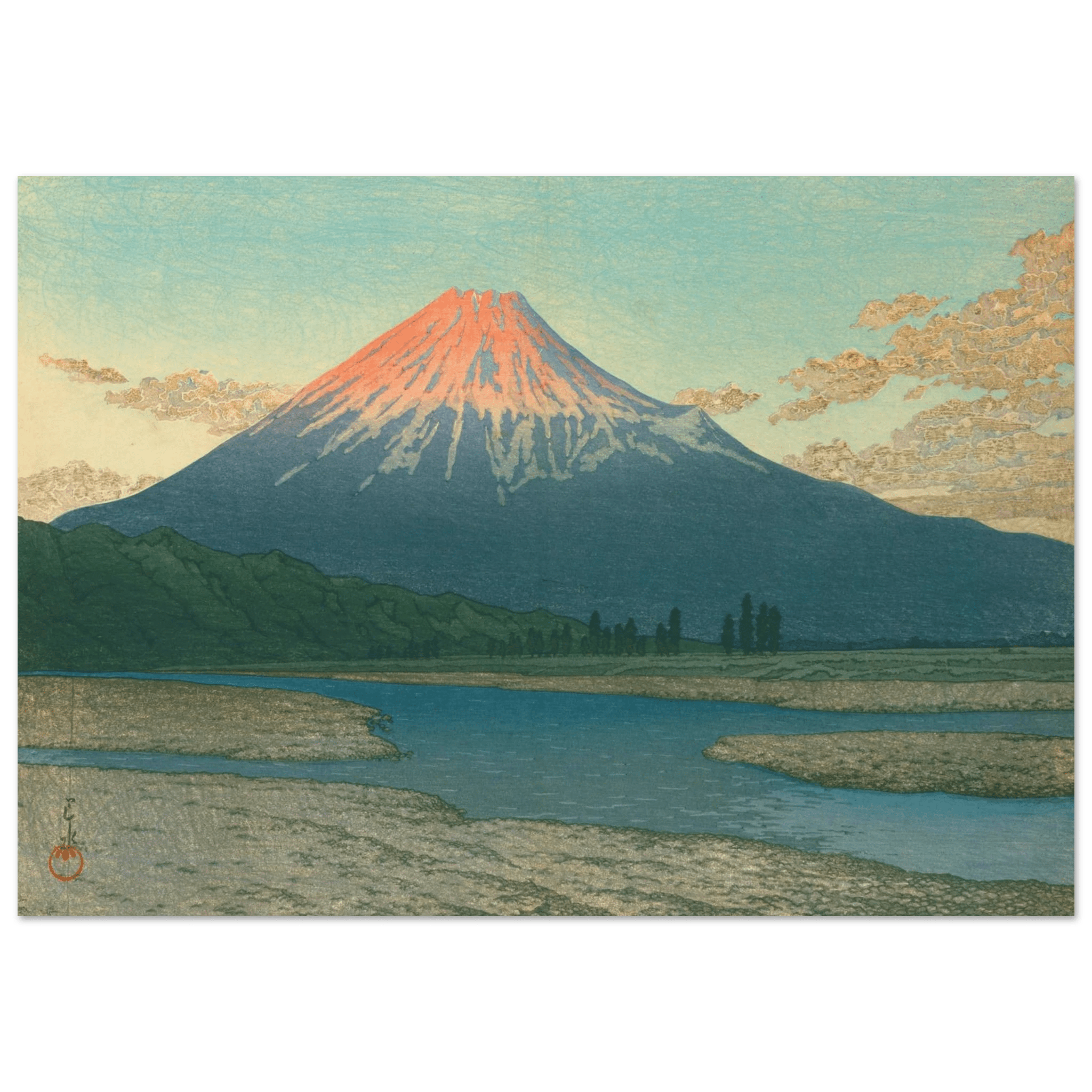 Fuji bei Sonnenaufgang - Fine Art Prints - HINORI