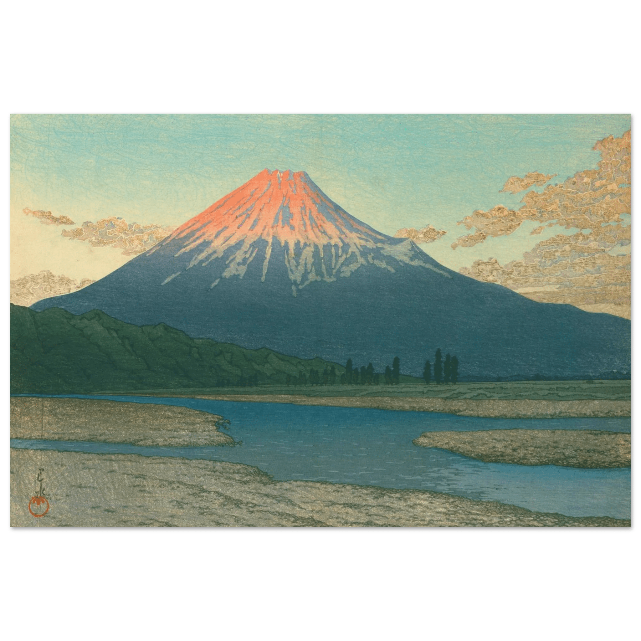 Fuji bei Sonnenaufgang - Fine Art Prints - HINORI