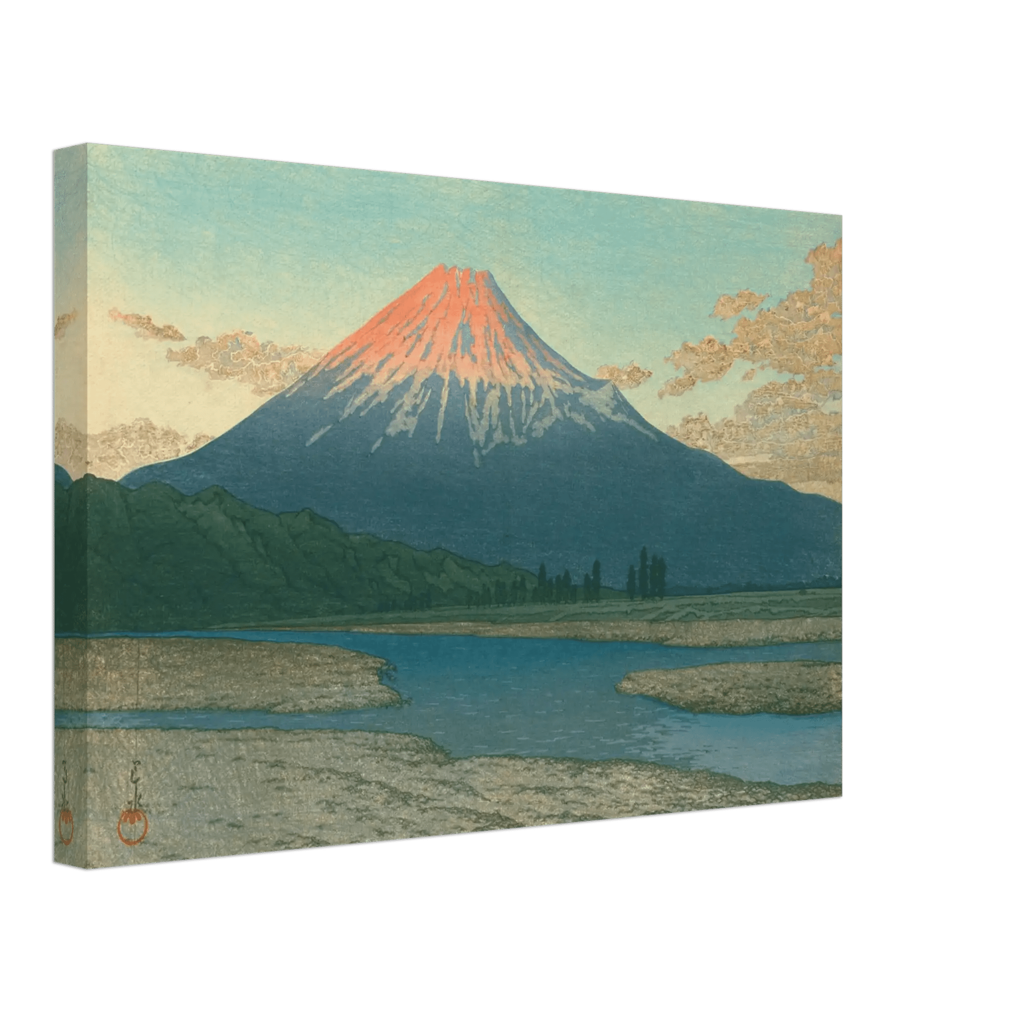 Fuji bei Sonnenaufgang - Leinwand Edition - HINORI