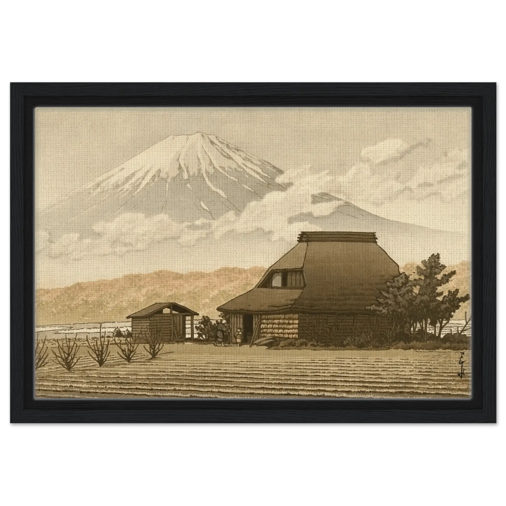 Fuji über dem Dorf Narusawa - Signature Collection - HINORI