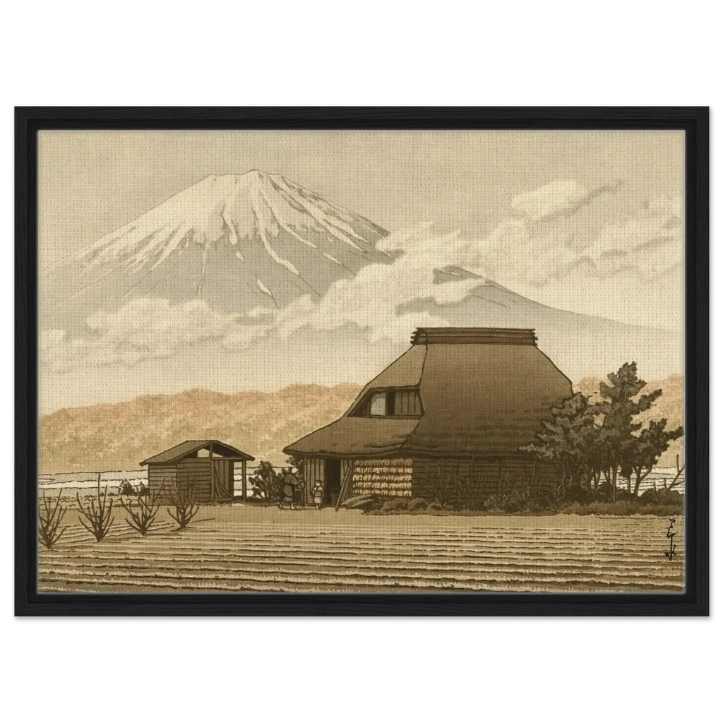 Fuji über dem Dorf Narusawa - Signature Collection - HINORI