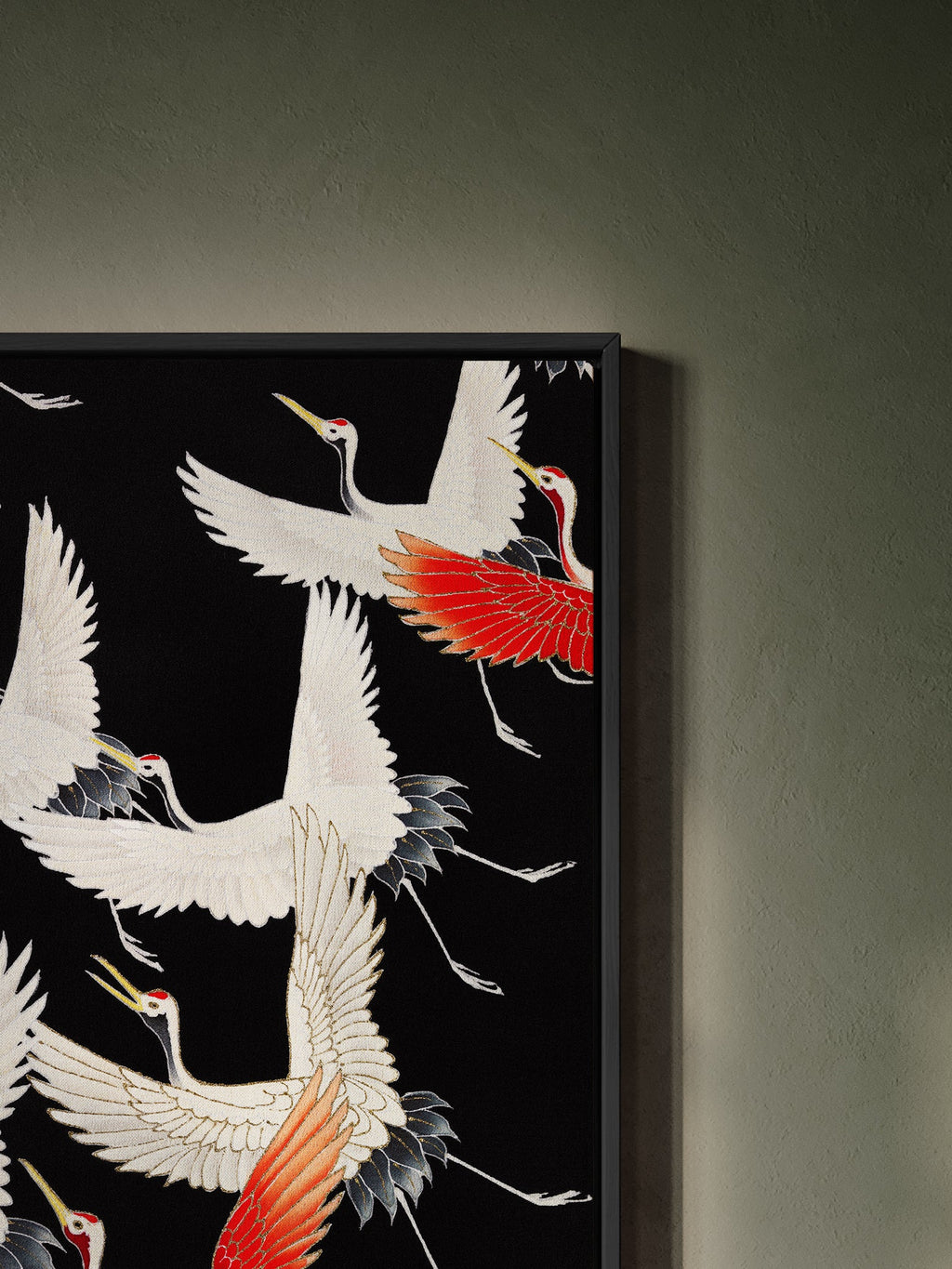 Furisode mit fliegenden Kranichen - Signature Collection - HINORI