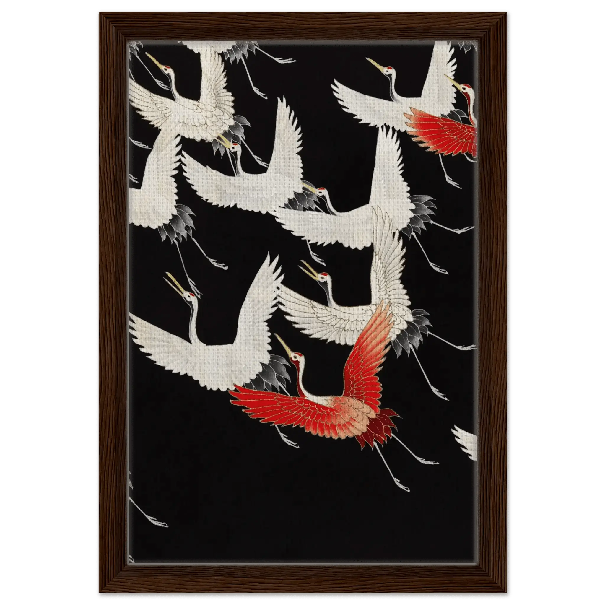 Furisode mit fliegenden Kranichen - Signature Collection - HINORI