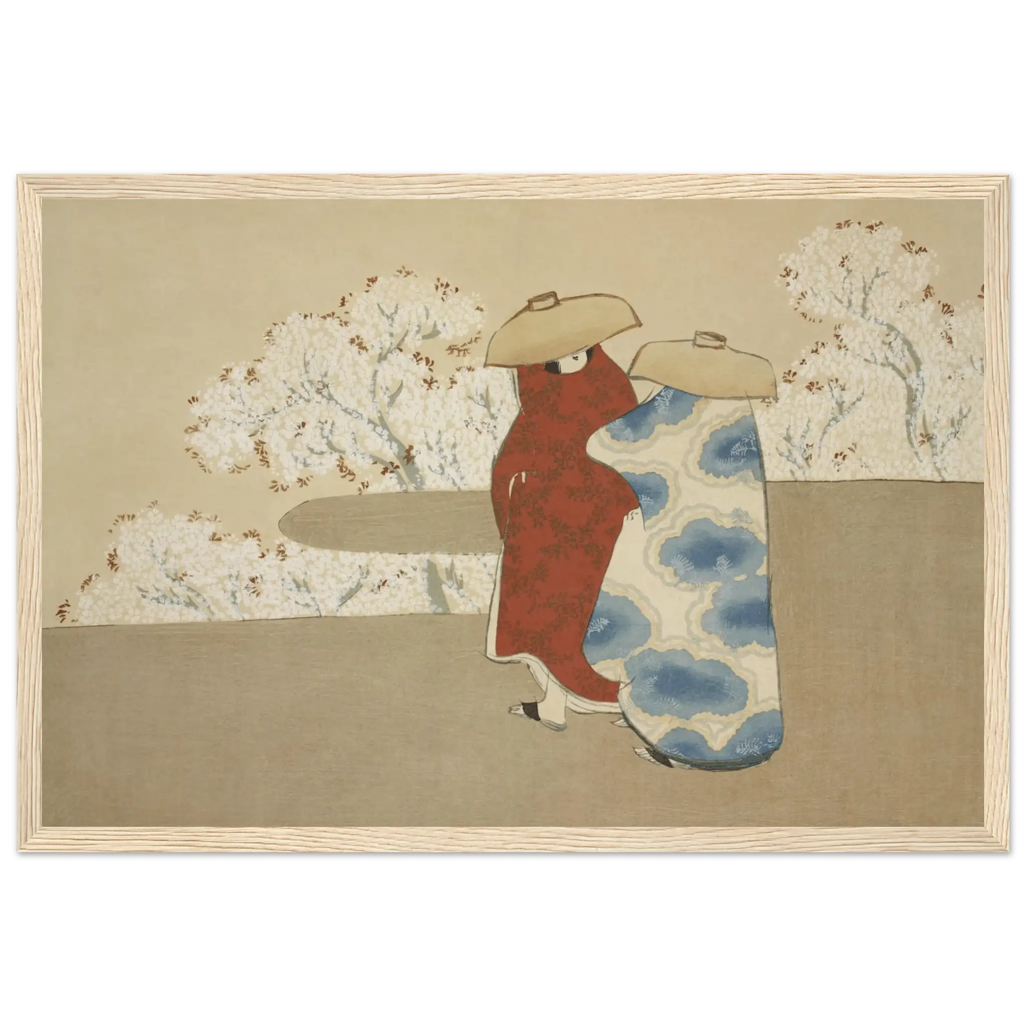 Hanami im Frühling - Gerahmte Eleganz - HINORI