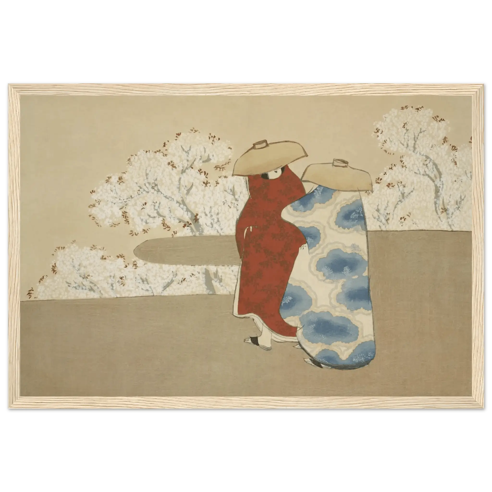 Hanami im Frühling - Gerahmte Eleganz - HINORI