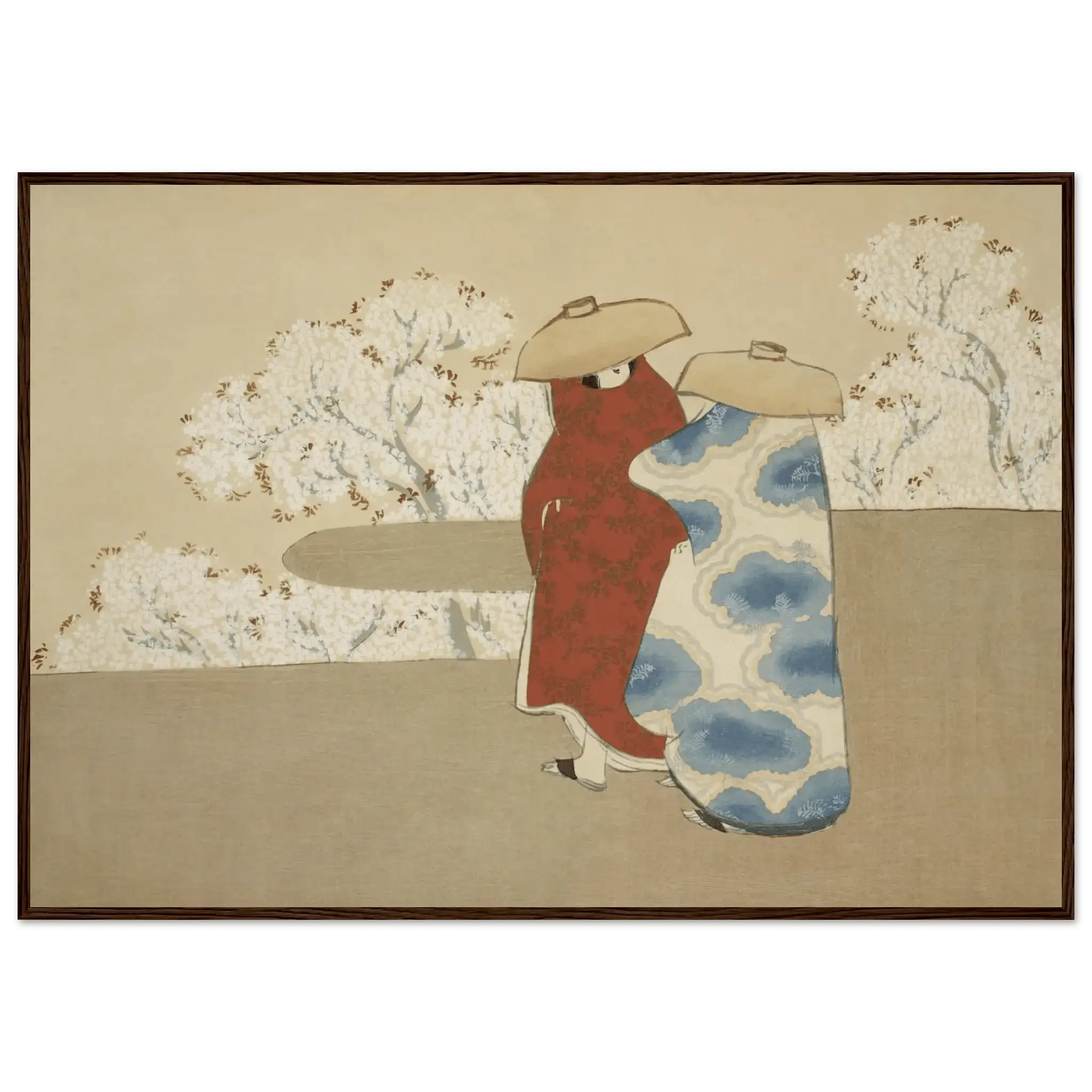 Hanami im Frühling - Gerahmte Eleganz - HINORI