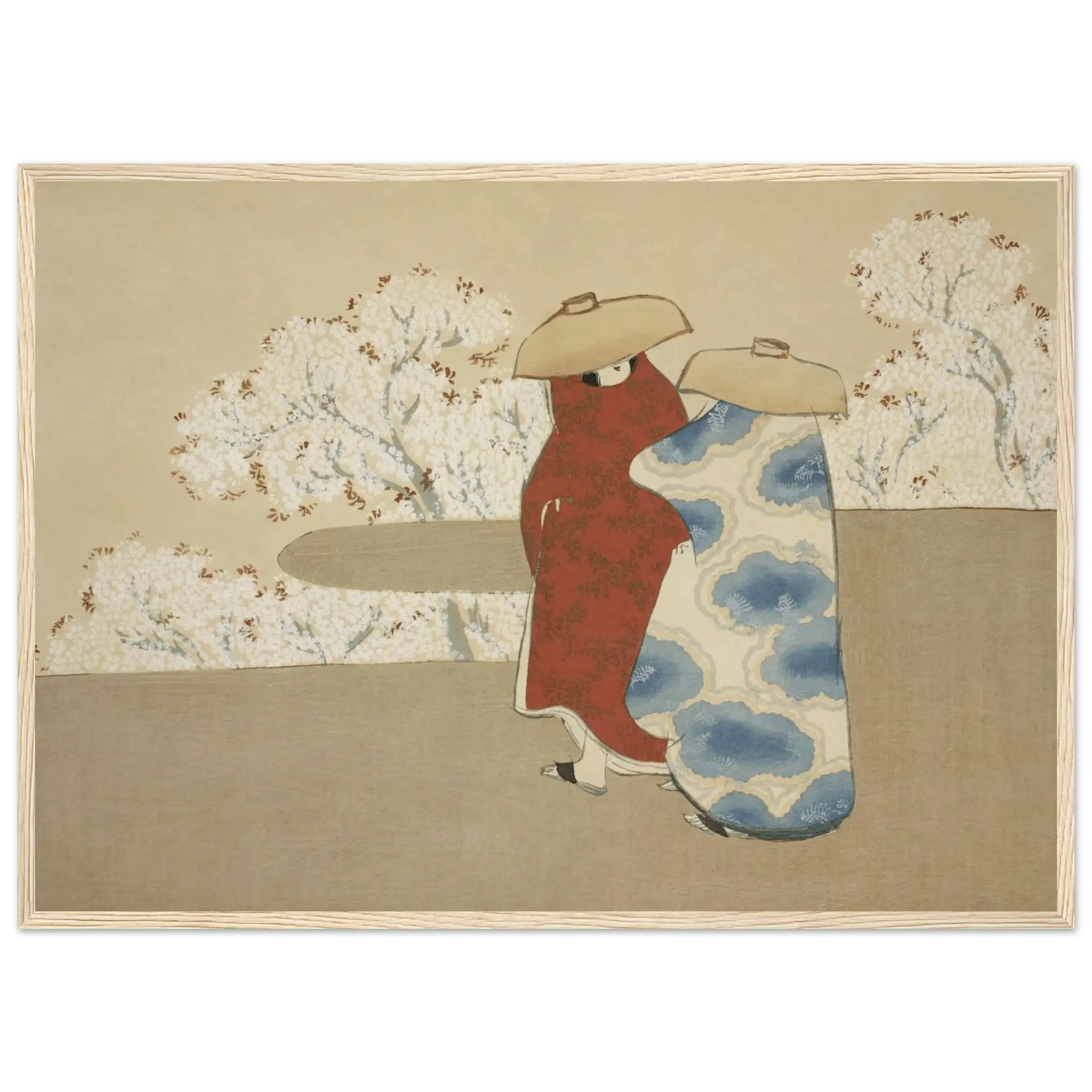 Hanami im Frühling - Gerahmte Eleganz - HINORI