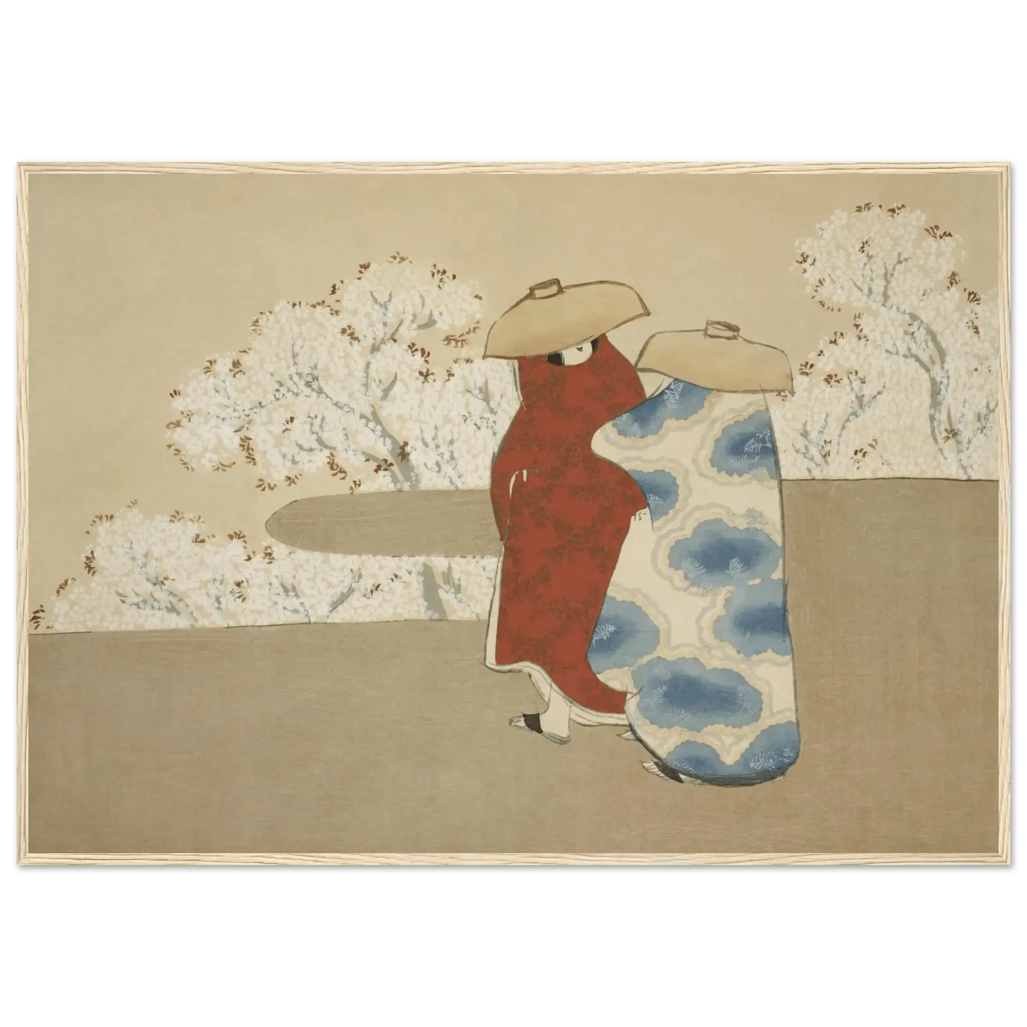 Hanami im Frühling - Gerahmte Eleganz - HINORI