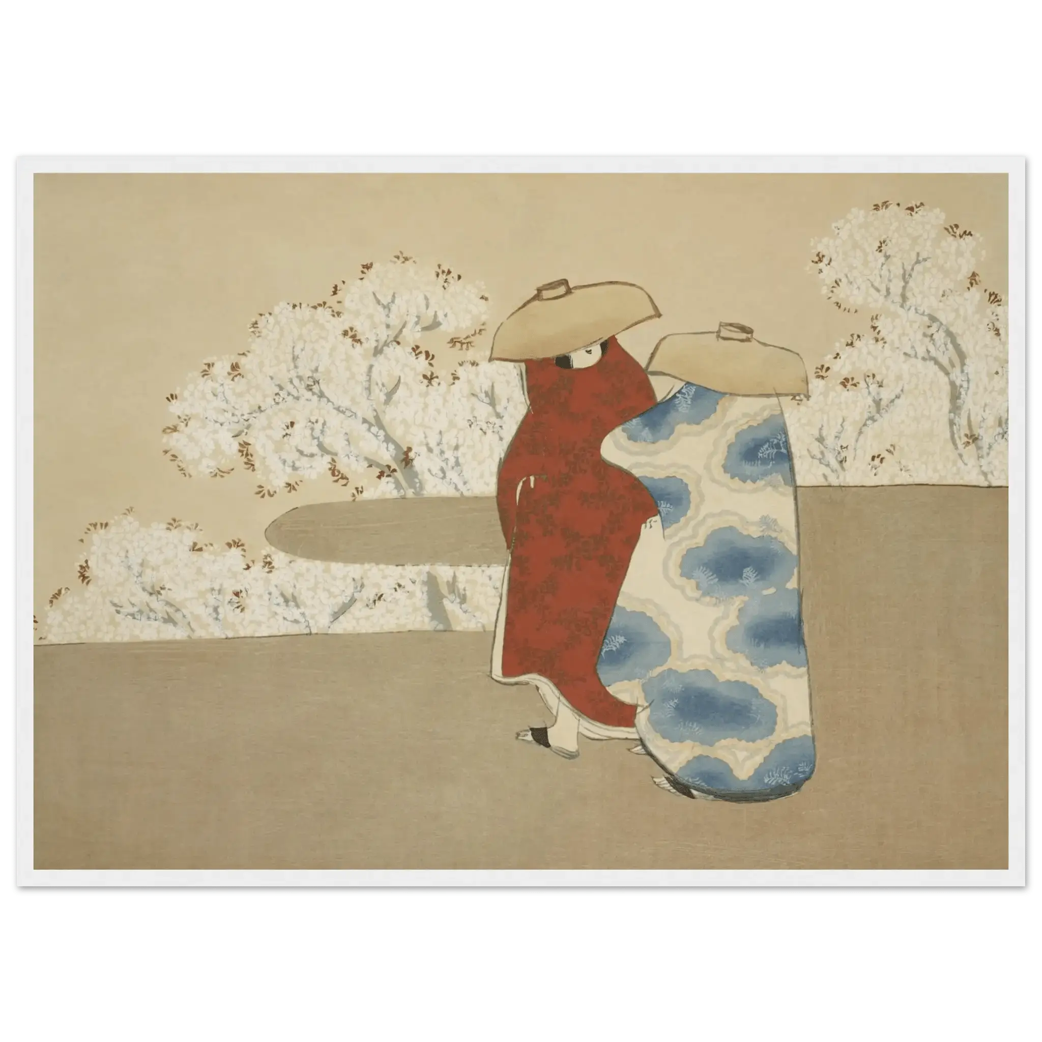 Hanami im Frühling - Gerahmte Eleganz - HINORI