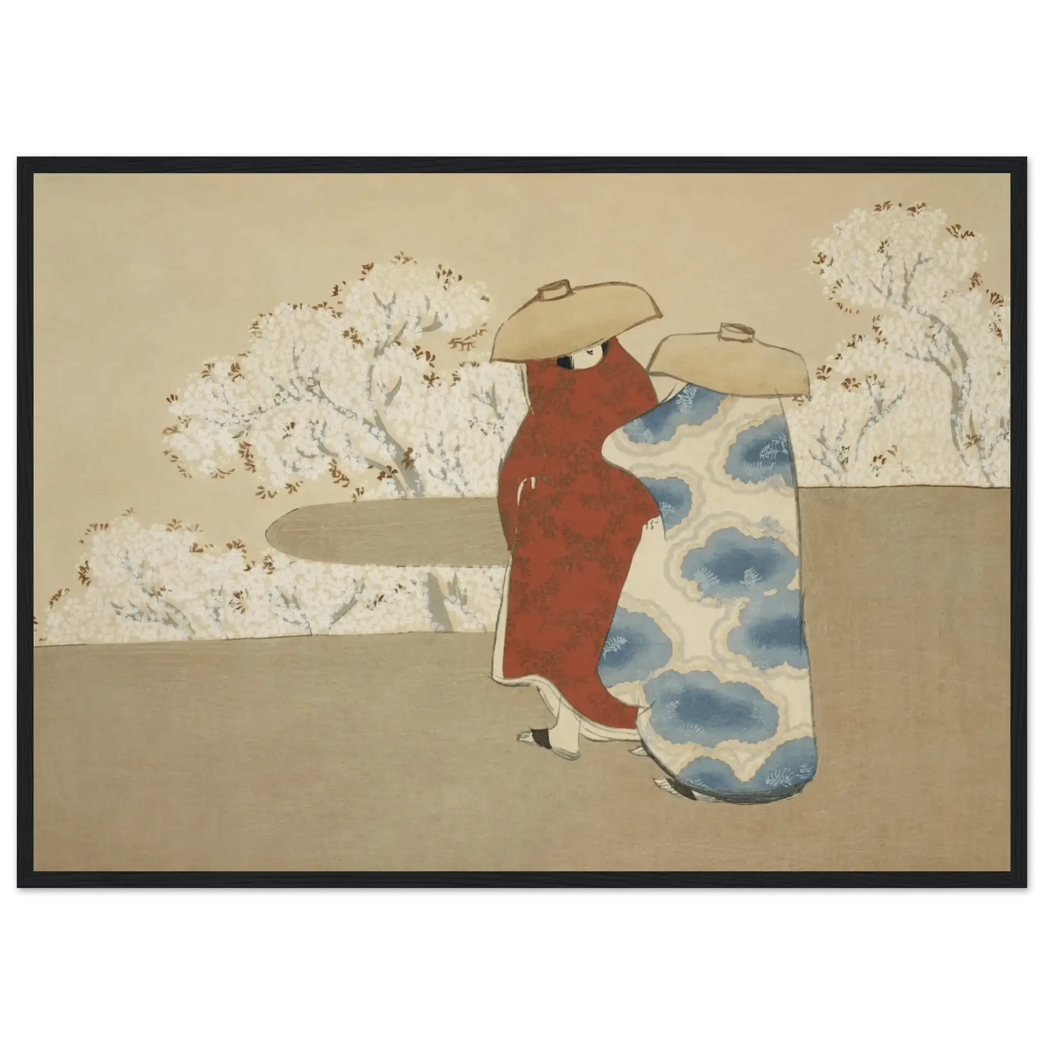 Hanami im Frühling - Gerahmte Eleganz - HINORI