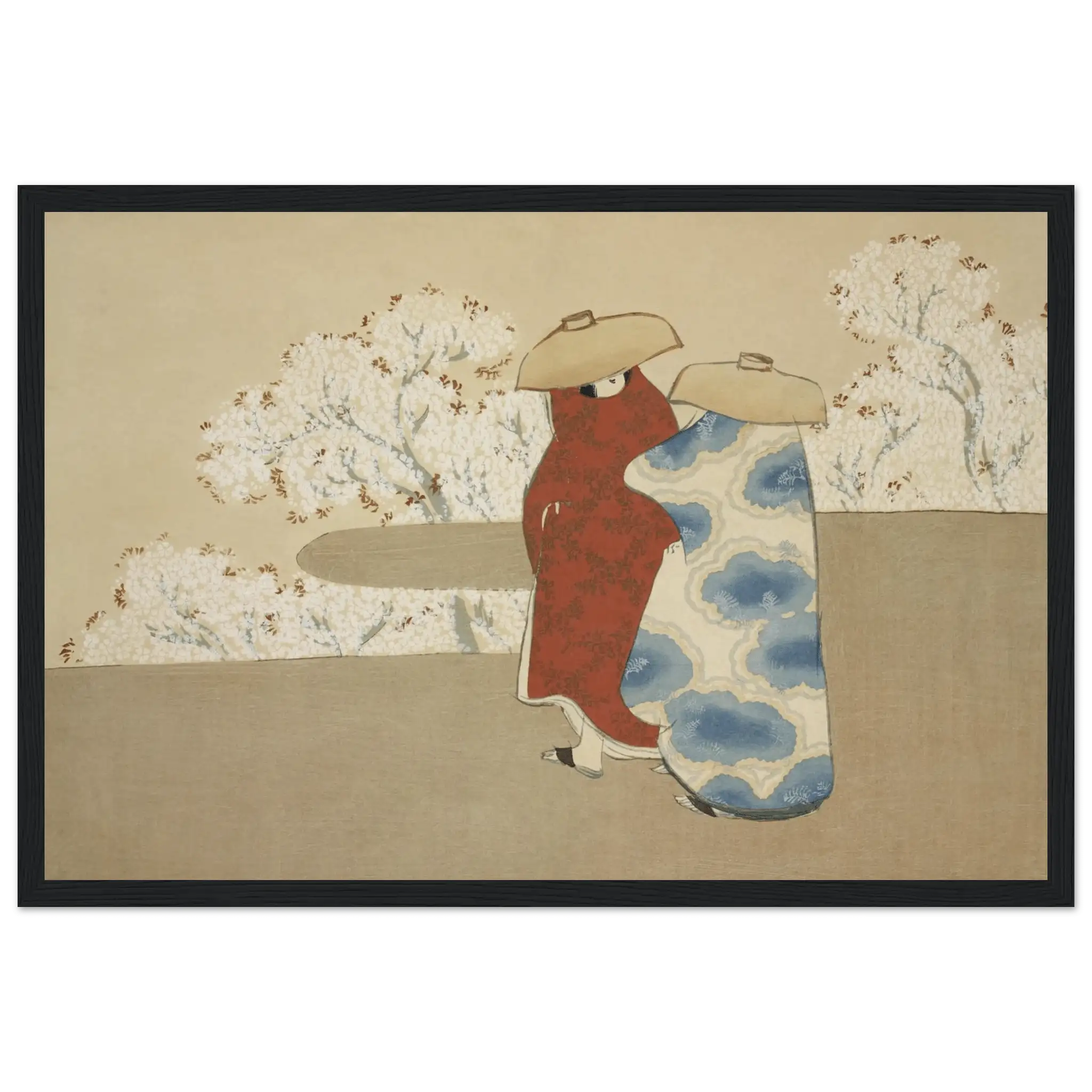 Hanami im Frühling - Gerahmte Eleganz - HINORI