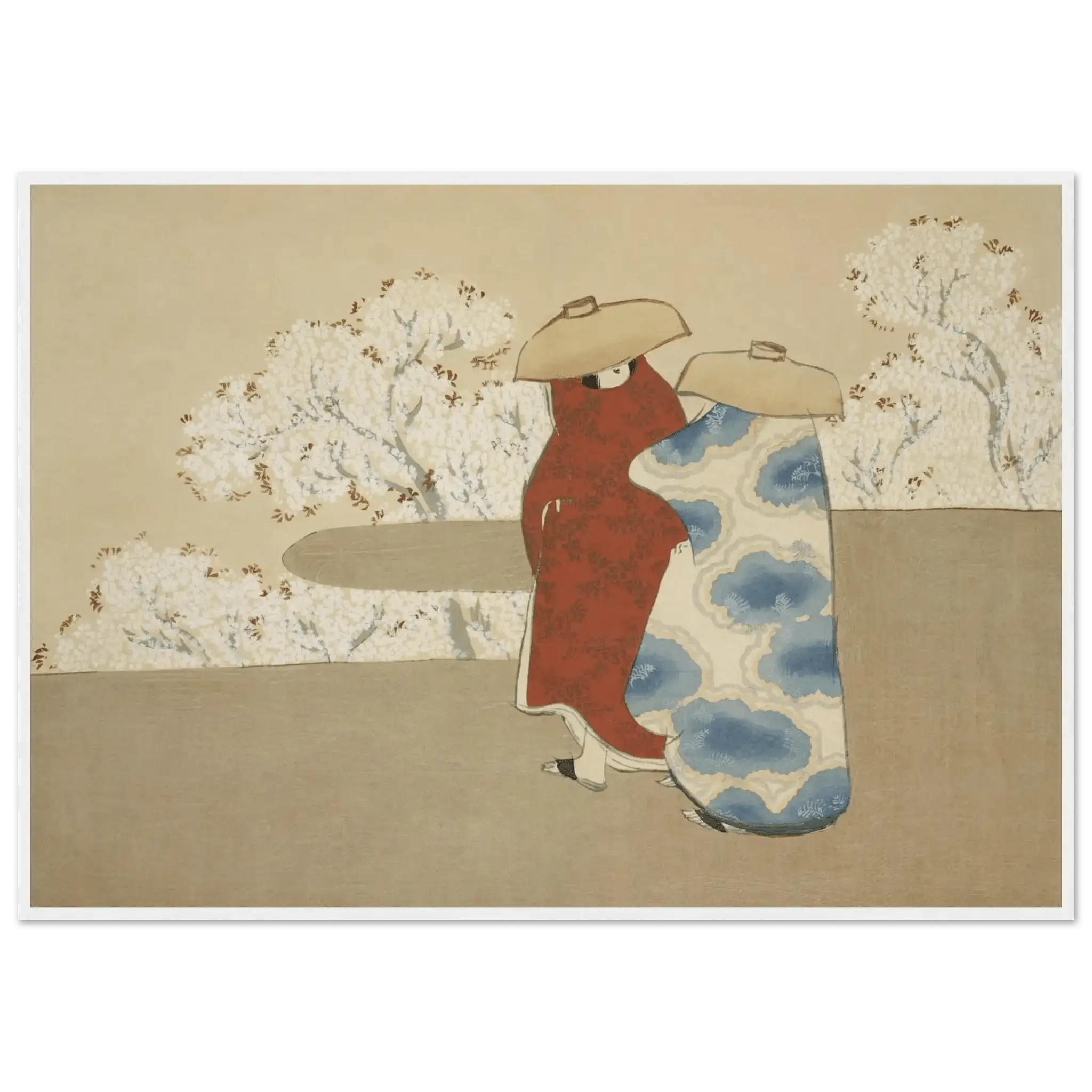 Hanami im Frühling - Gerahmte Eleganz - HINORI