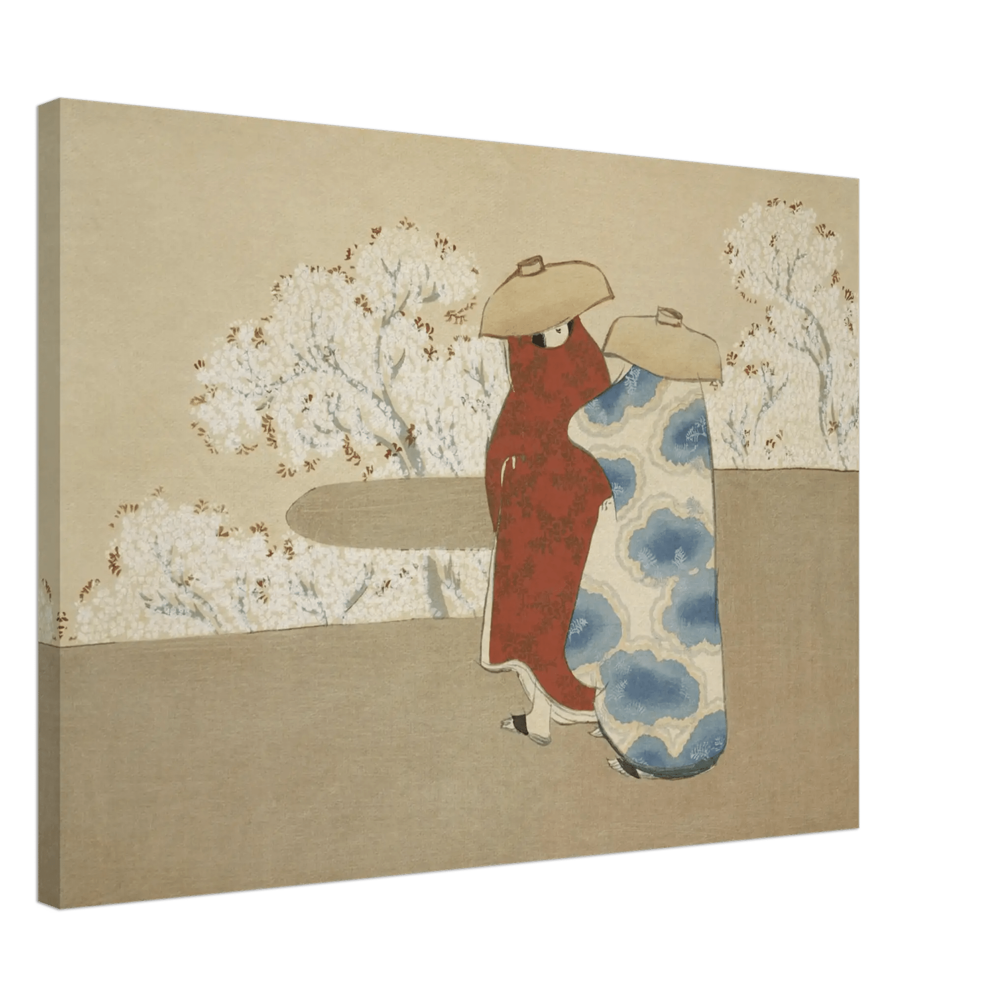 Hanami im Frühling - Leinwand Edition - HINORI