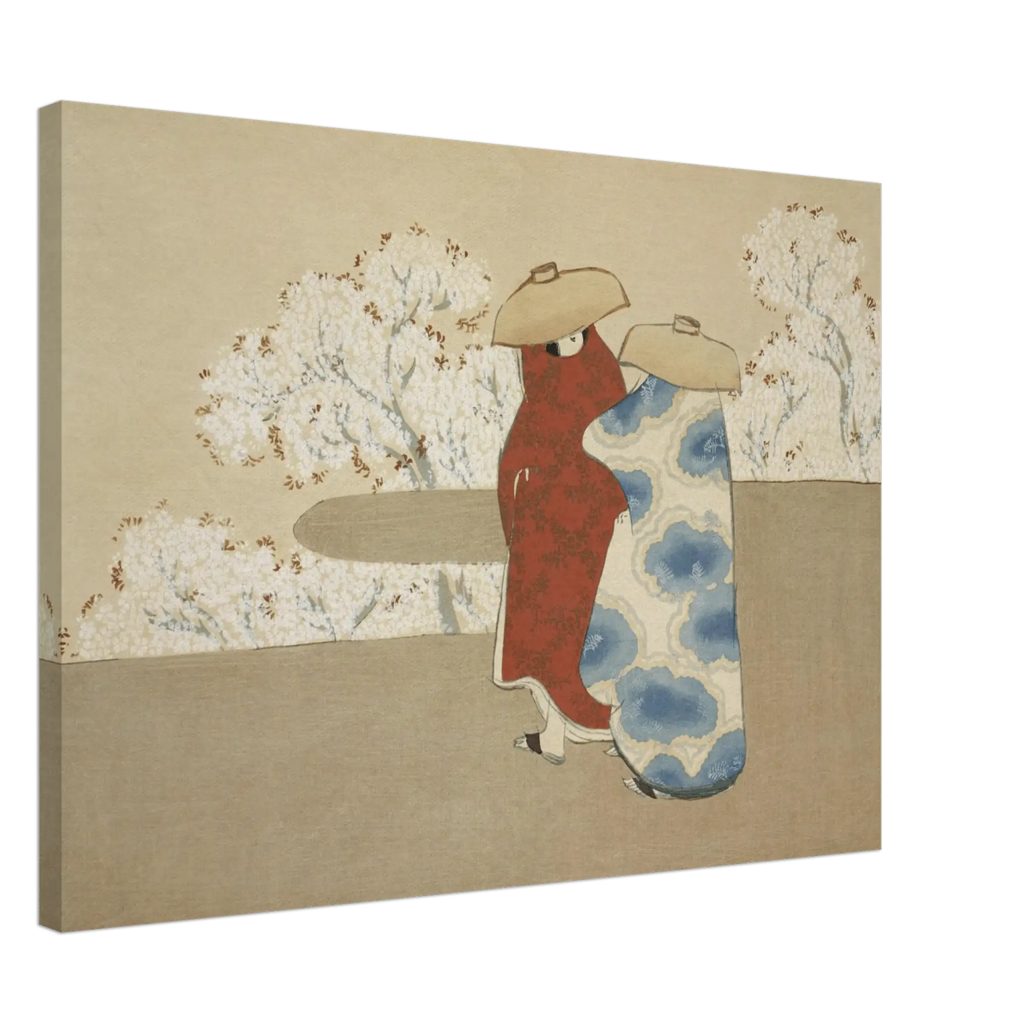 Hanami im Frühling - Leinwand Edition - HINORI