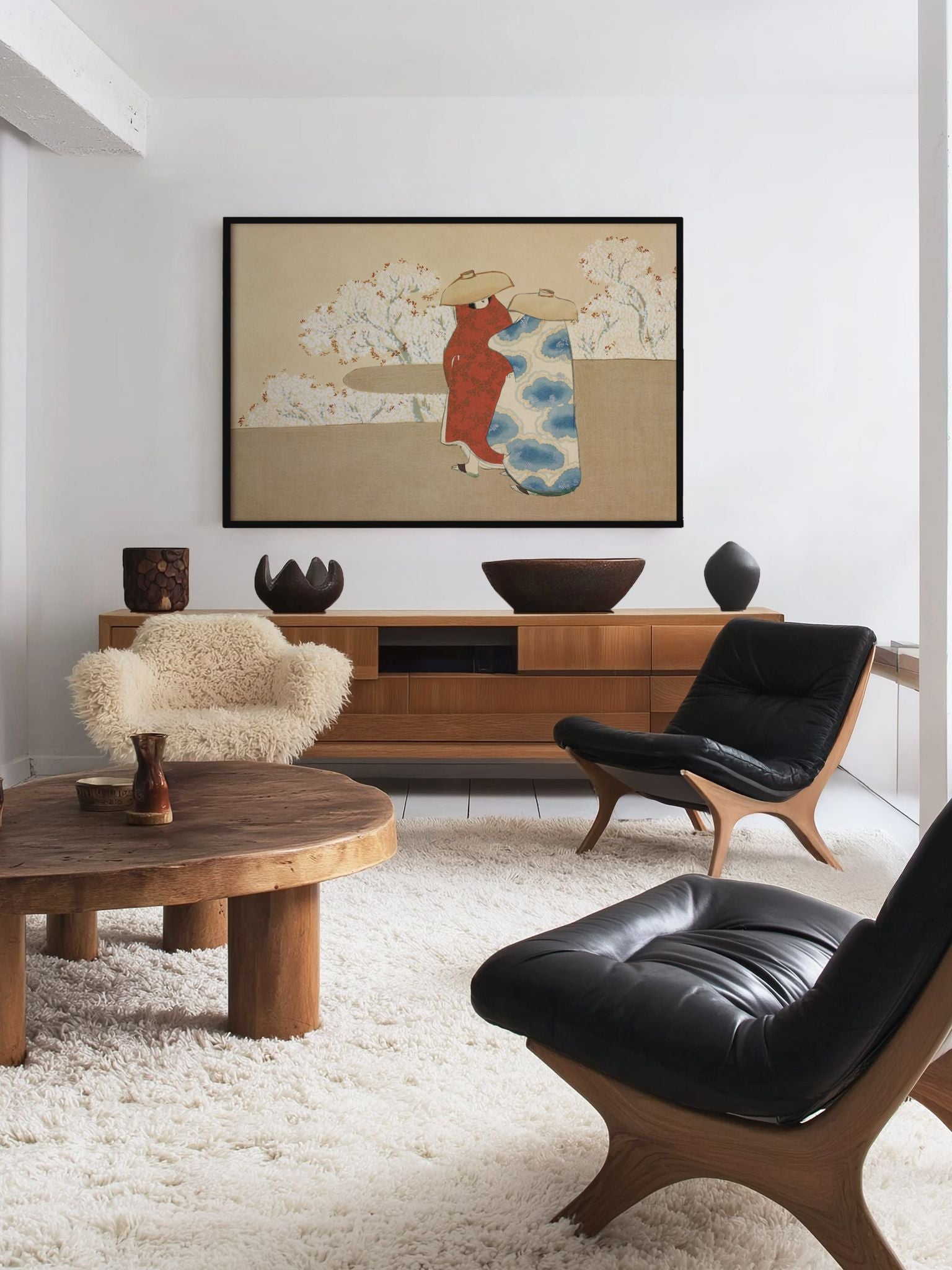 Hanami im Frühling - Gerahmte Eleganz