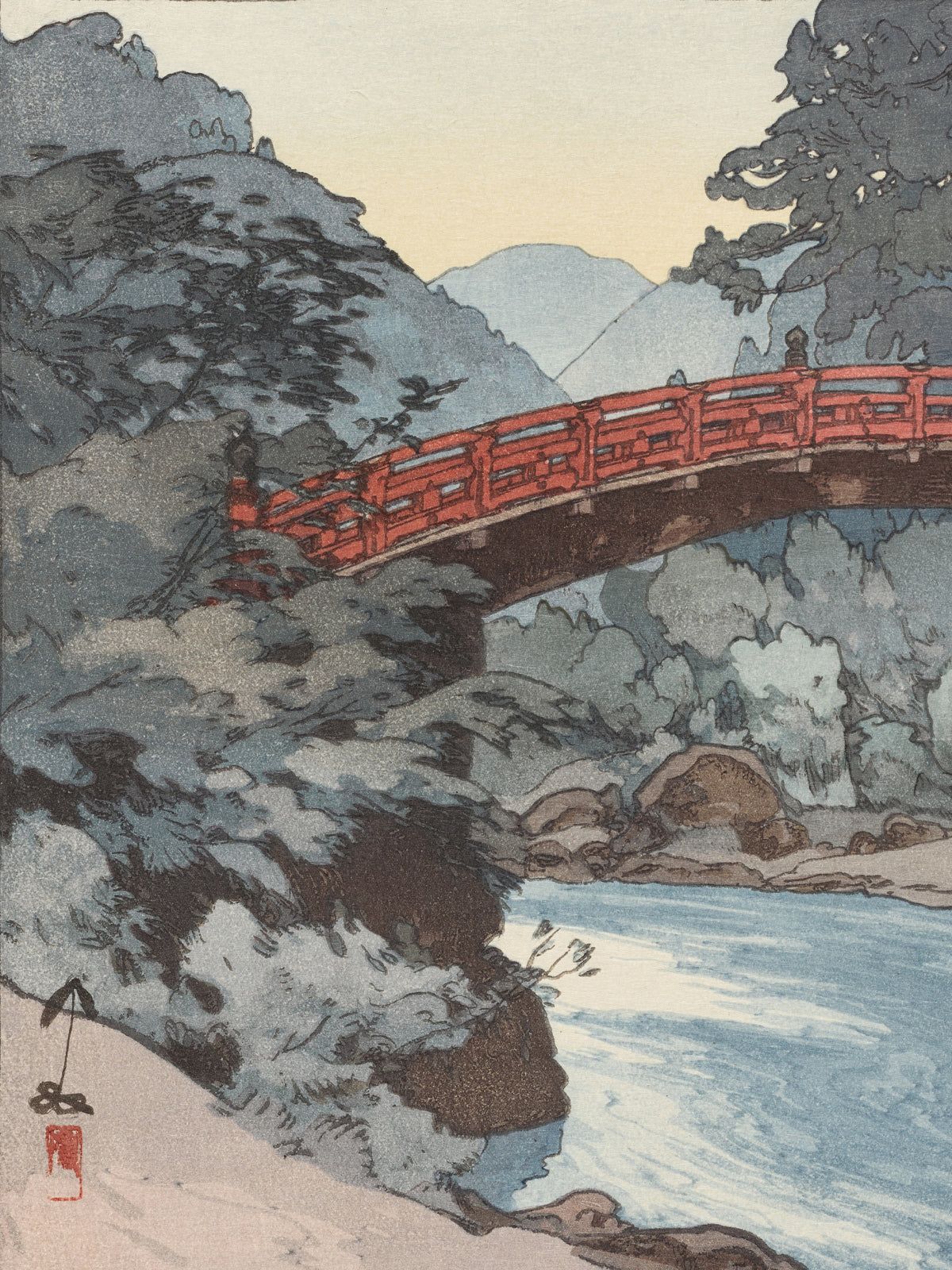 Die heilige Brücke - Gerahmte Eleganz