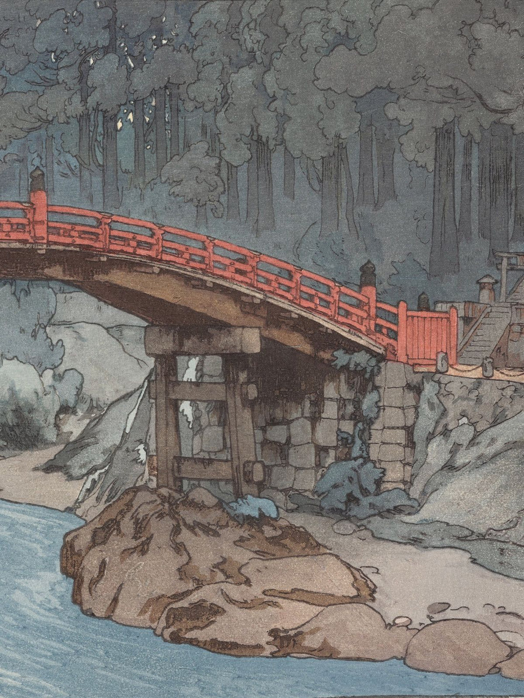 Die heilige Brücke - Gerahmte Eleganz