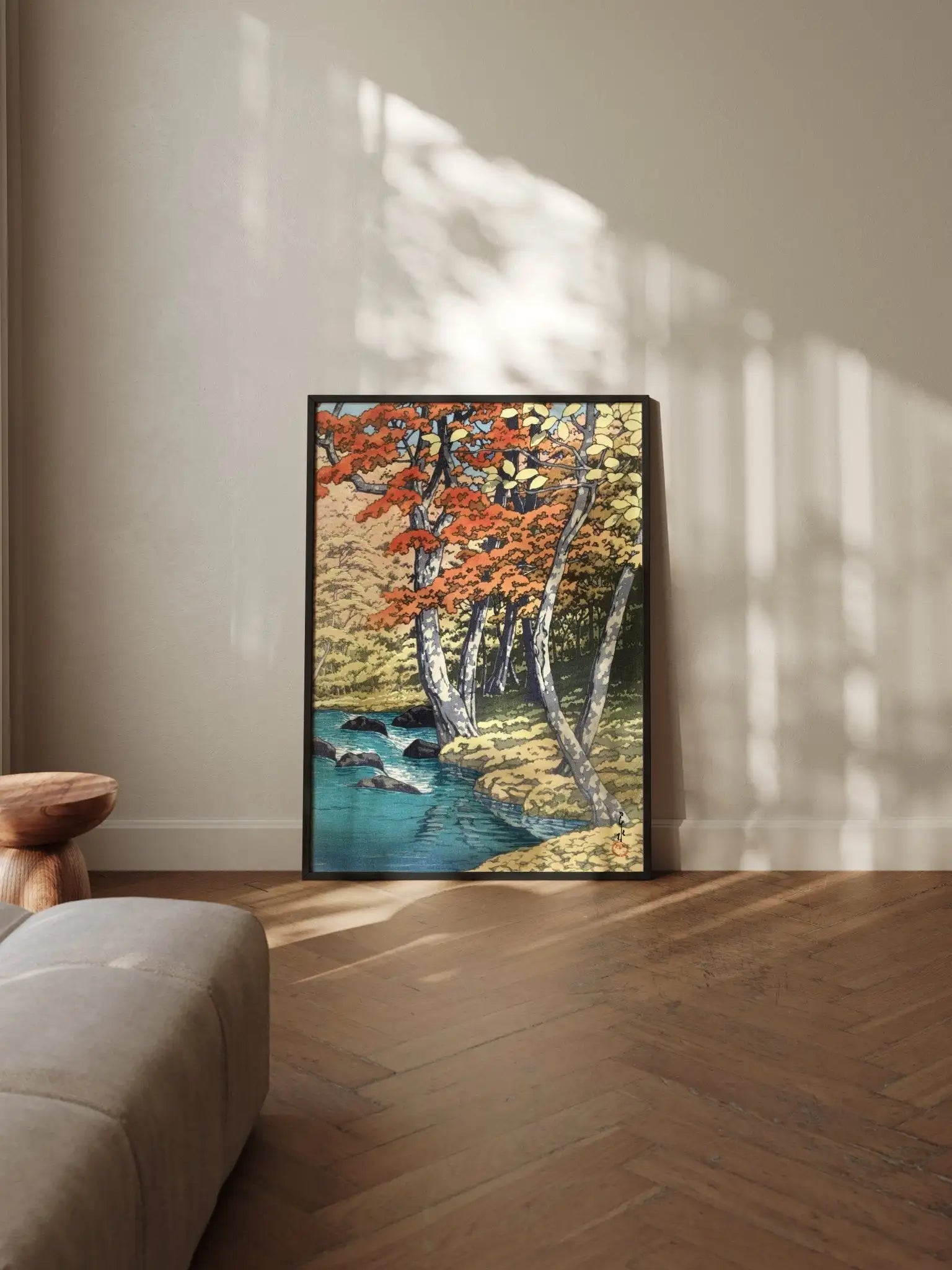 Herbst in Oirase - Gerahmte Eleganz - HINORI