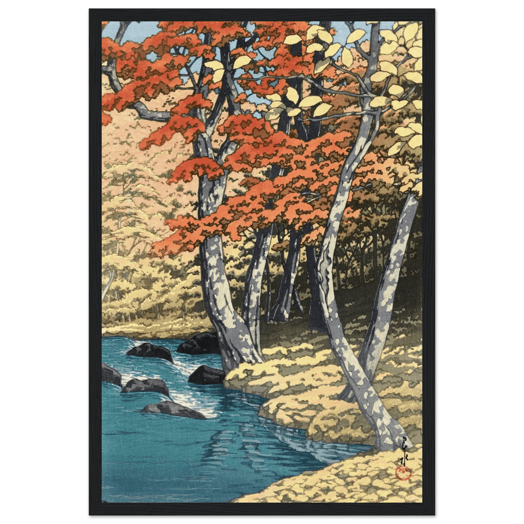 Herbst in Oirase - Gerahmte Eleganz - HINORI