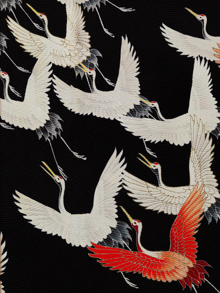 Furisode mit fliegenden Kranichen - Signature Collection