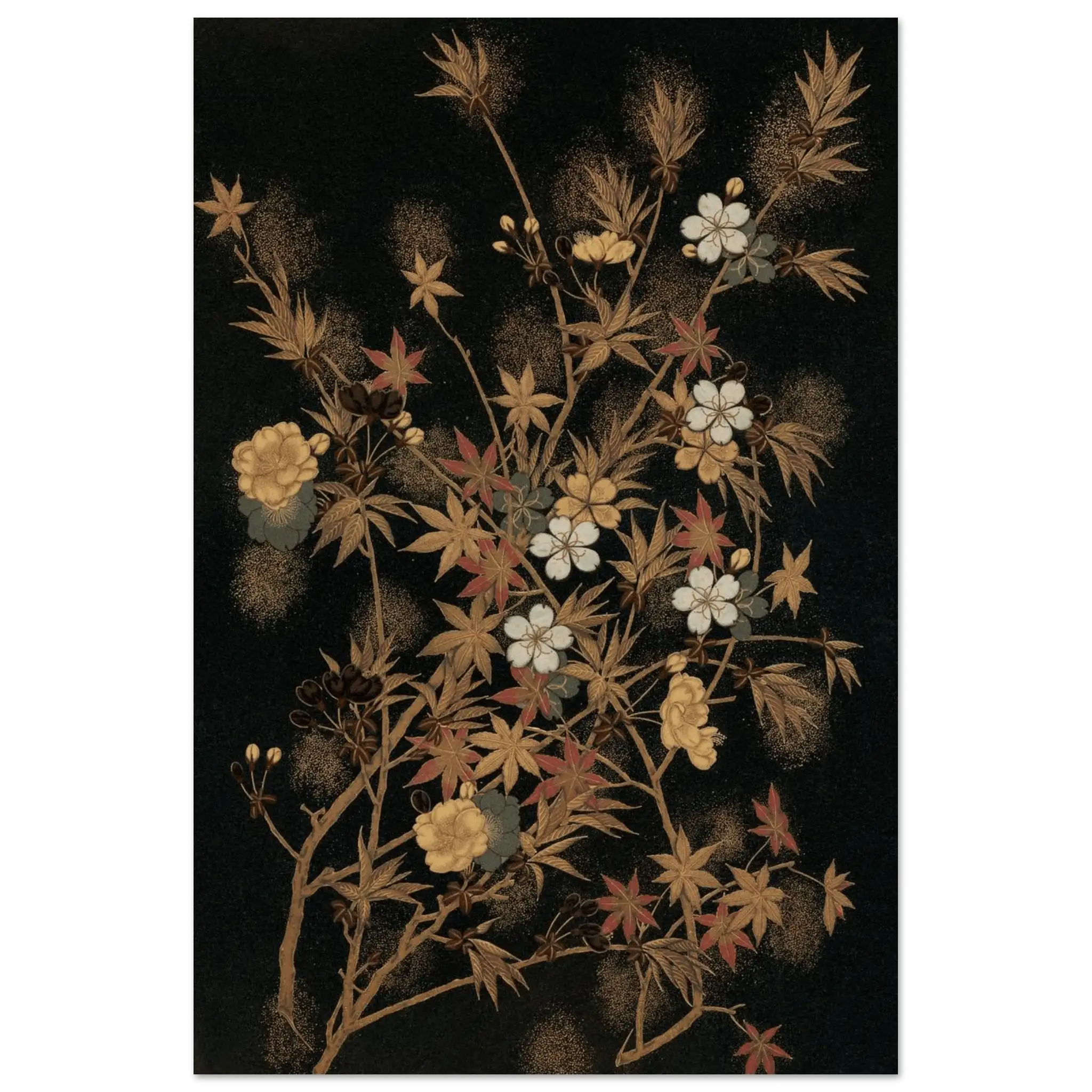 Japanische Herbstblüten - Fine Art Prints - HINORI