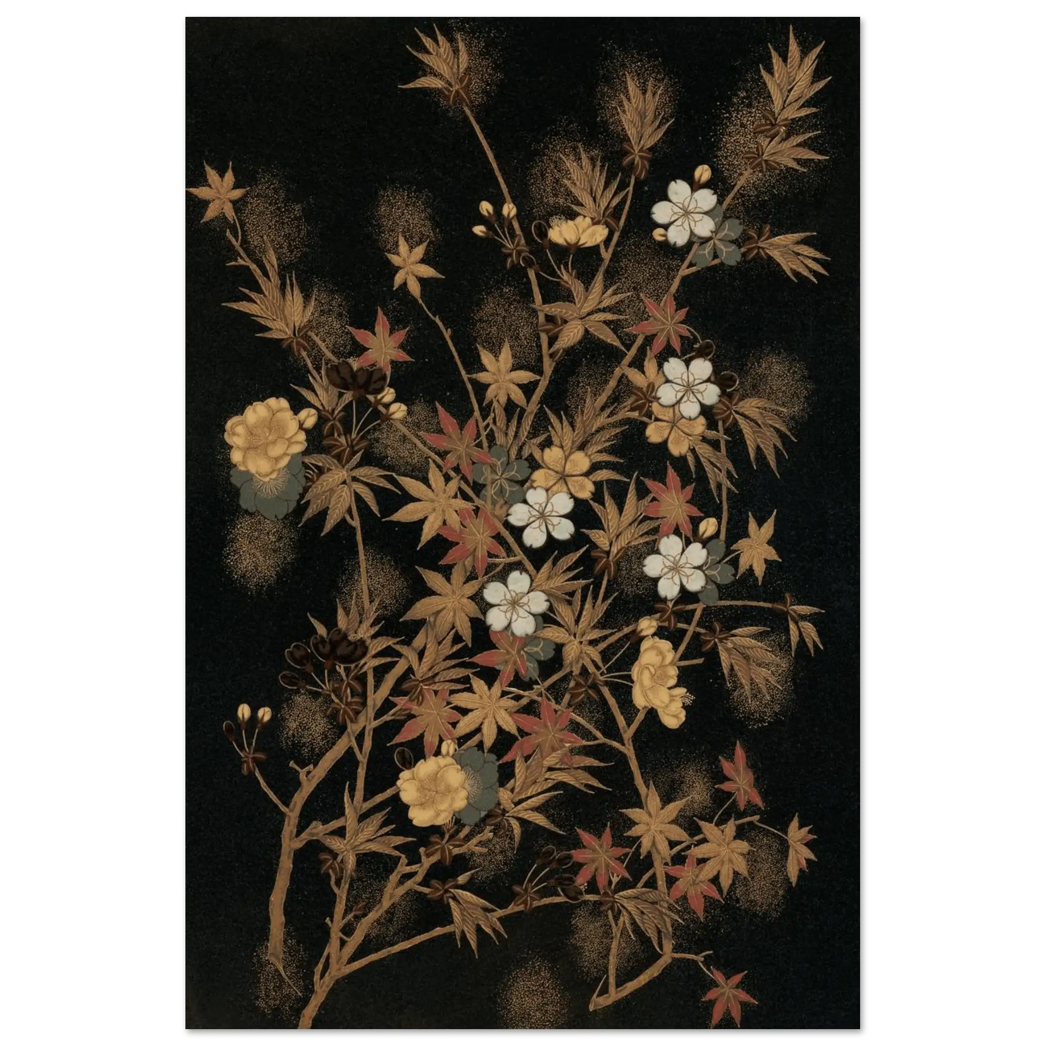 Japanische Herbstblüten - Fine Art Prints - HINORI