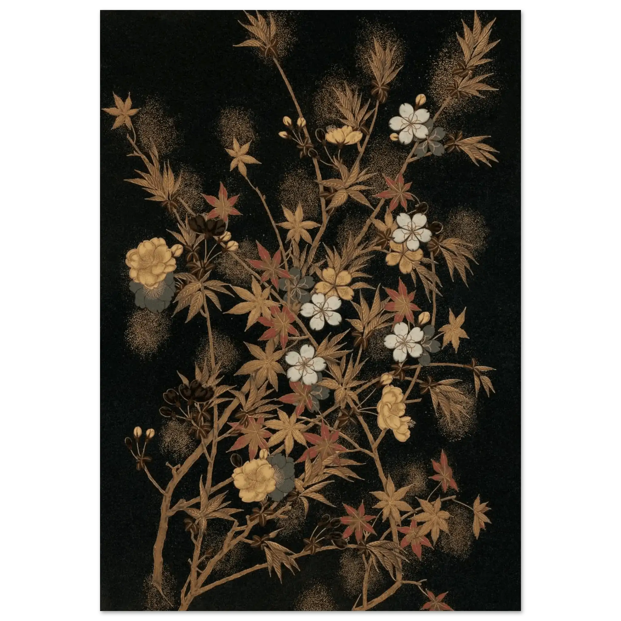 Japanische Herbstblüten - Fine Art Prints - HINORI