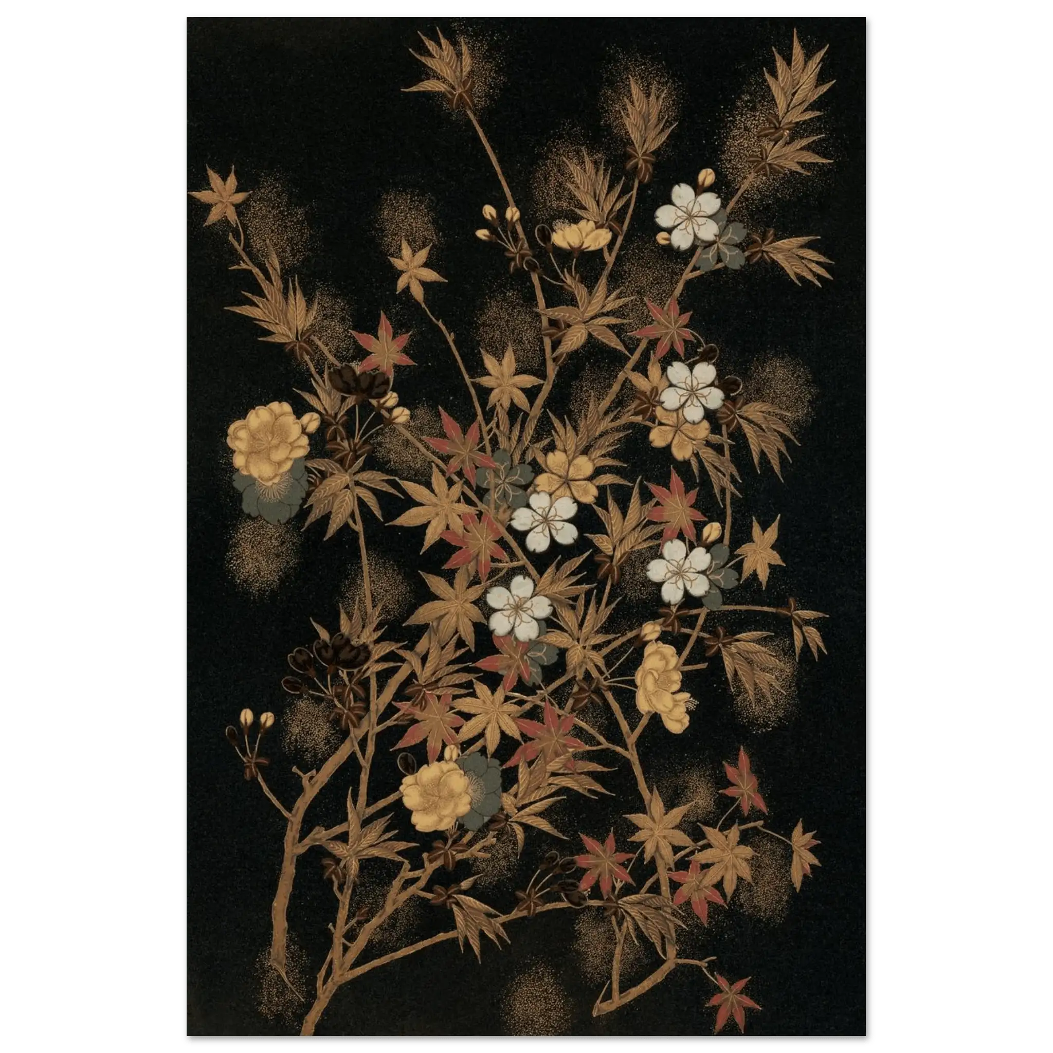 Japanische Herbstblüten - Fine Art Prints - HINORI