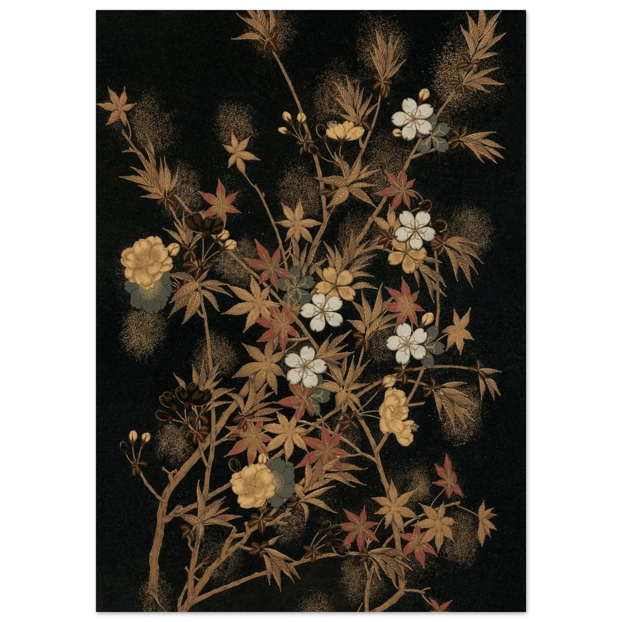 Japanische Herbstblüten - Fine Art Prints - HINORI