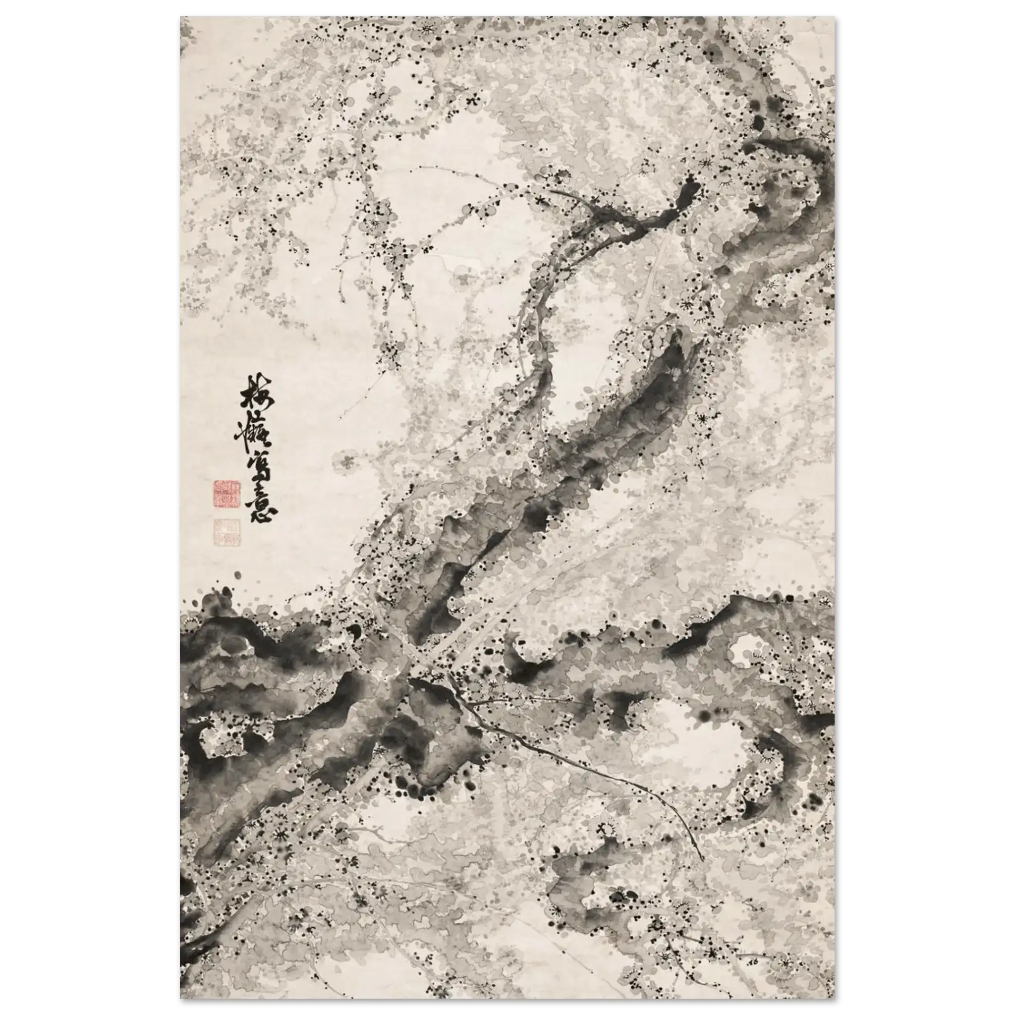 Japanischer Pflaumenbaum - Fine Art Prints - HINORI