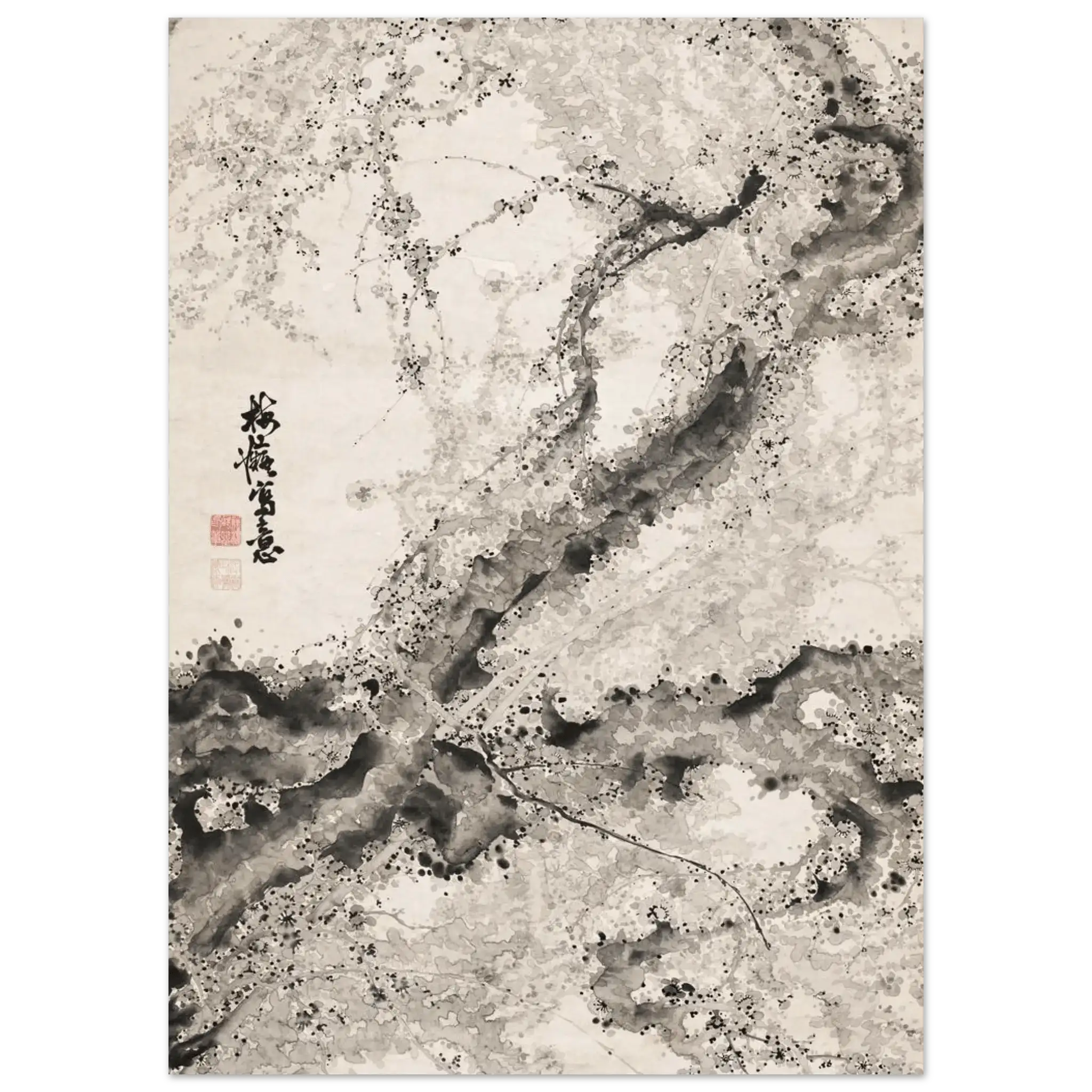 Japanischer Pflaumenbaum - Fine Art Prints - HINORI